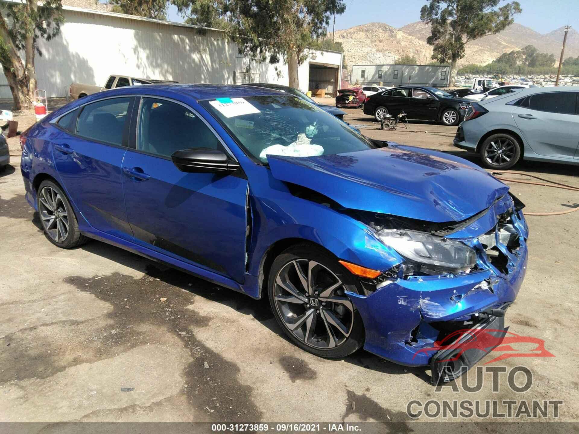 HONDA CIVIC SEDAN 2019 - 2HGFC2F89KH531062