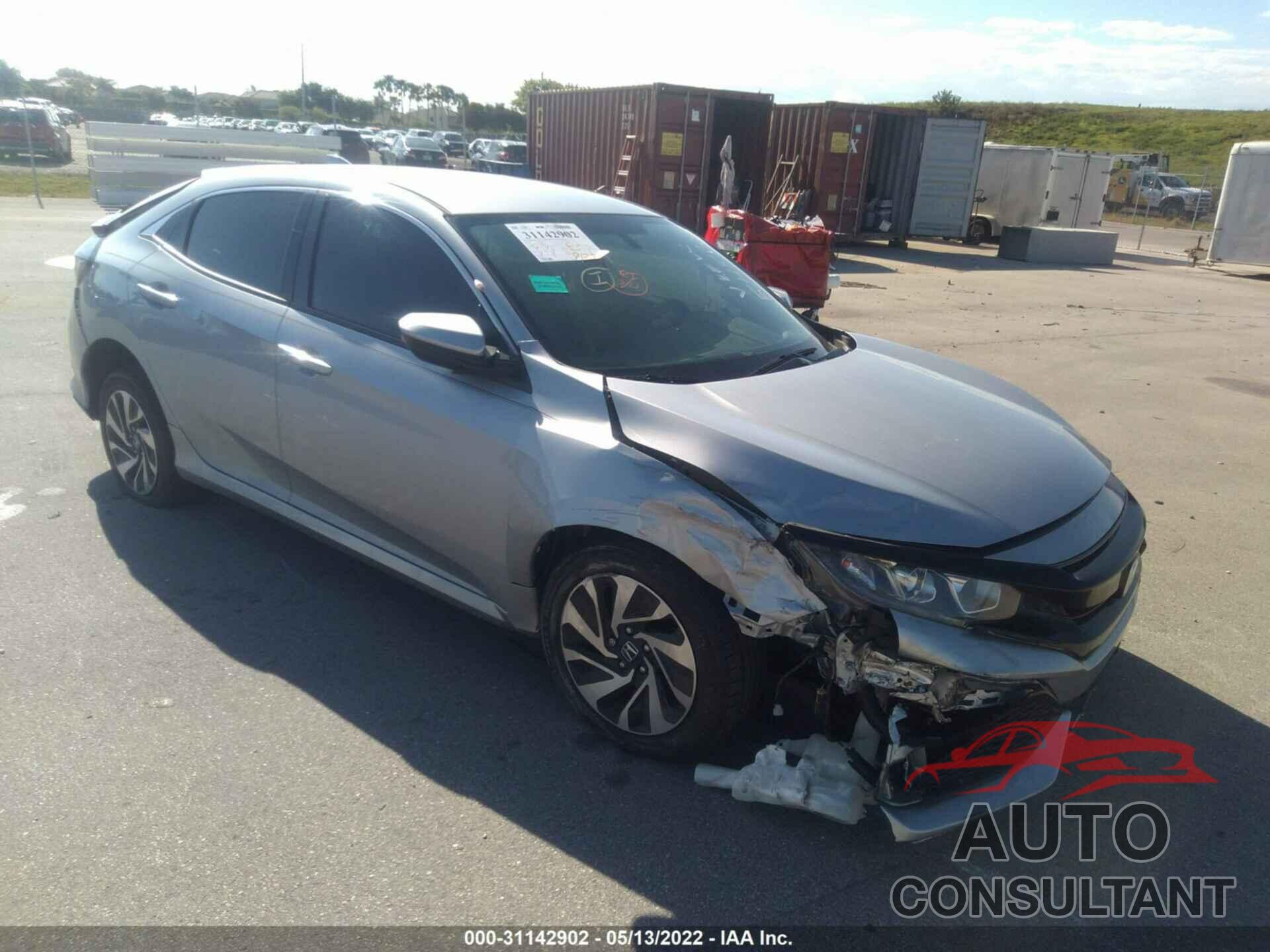 HONDA CIVIC HATCHBACK 2018 - SHHFK7H23JU215456