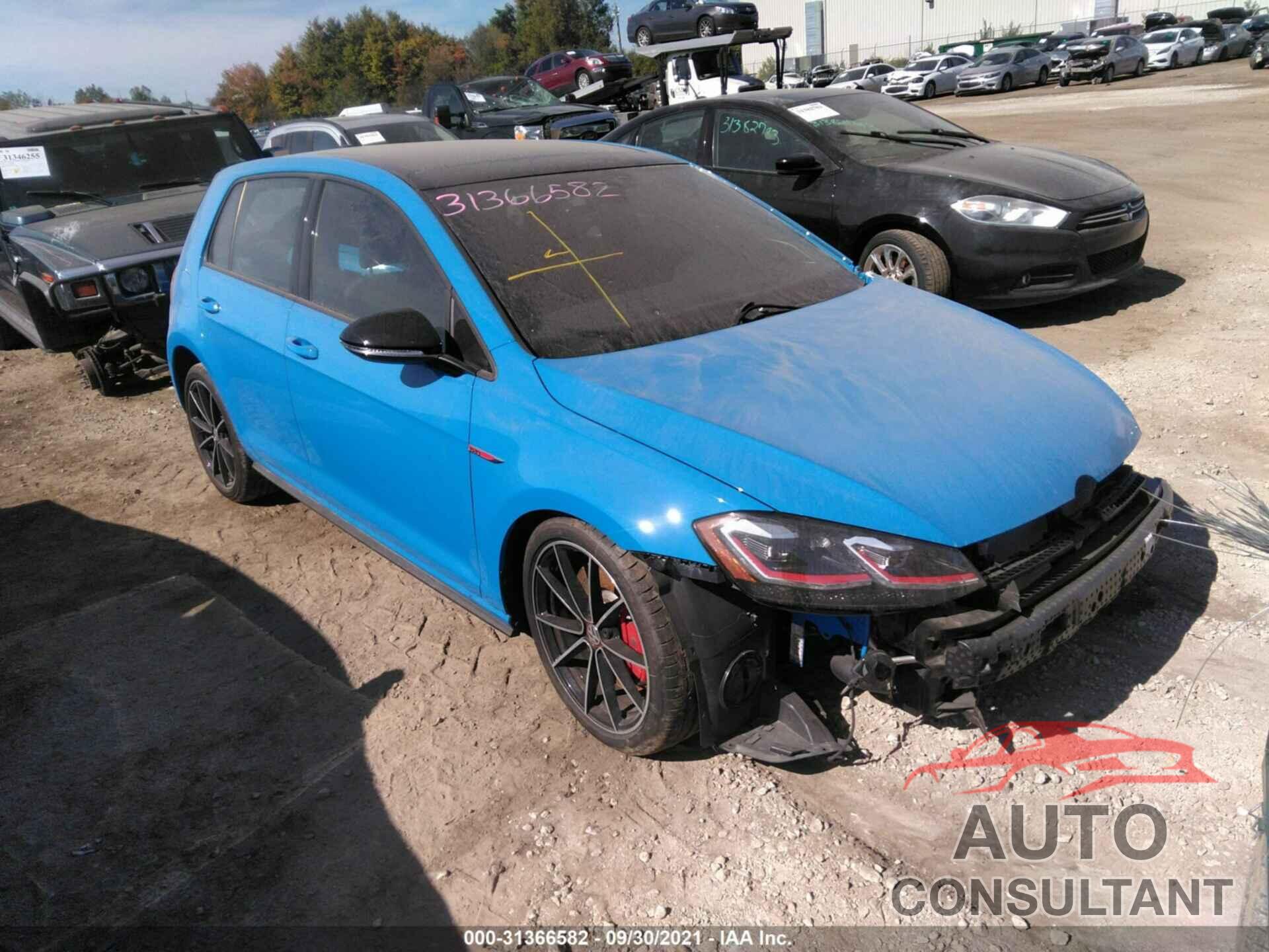 VOLKSWAGEN GOLF GTI 2021 - 3VW6T7AU9MM011641