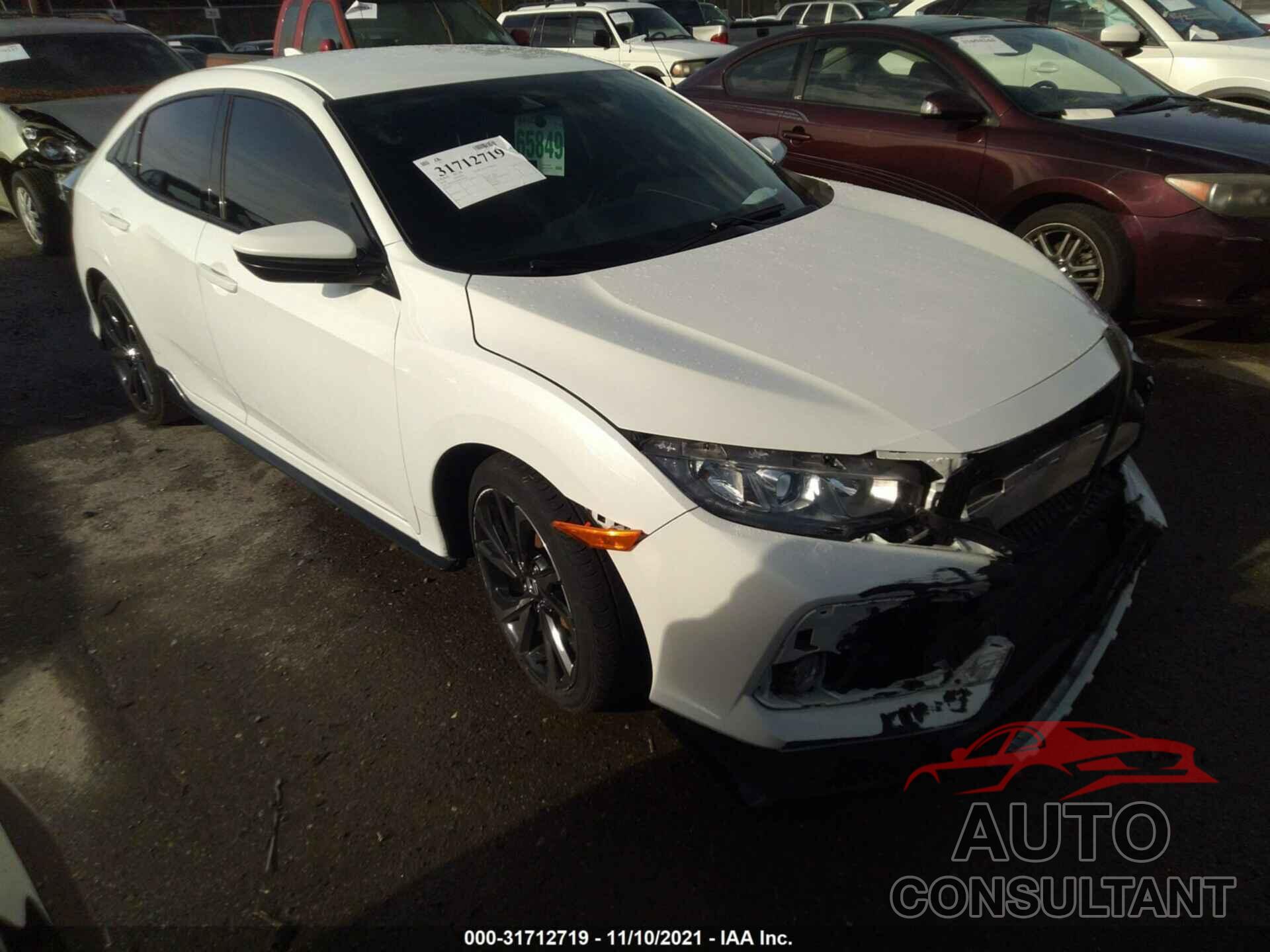 HONDA CIVIC HATCHBACK 2019 - SHHFK7H40KU404374