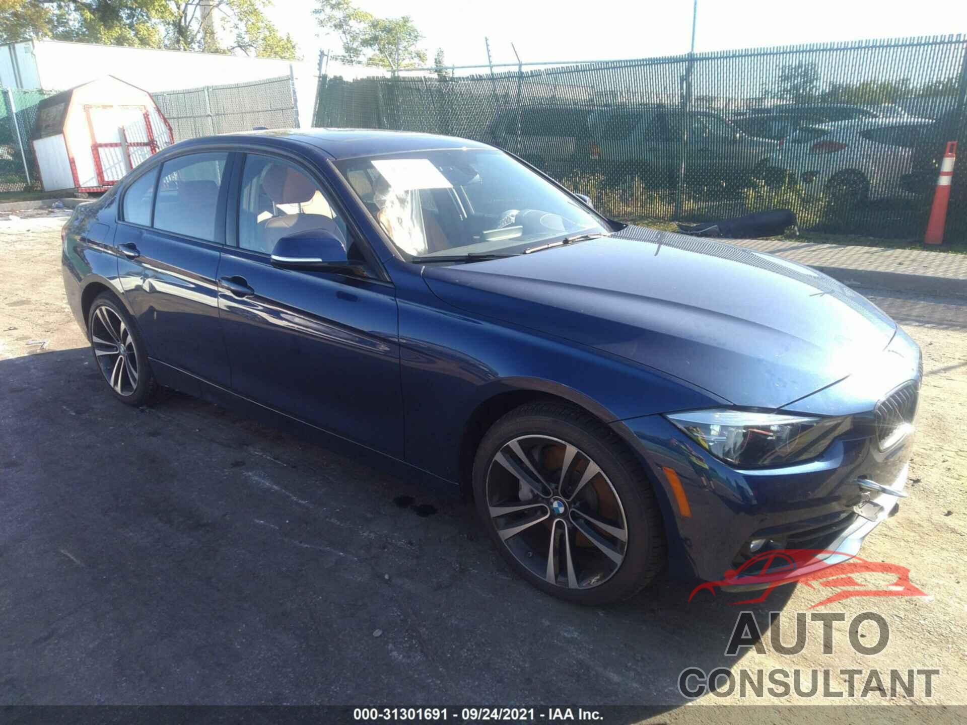 BMW 3 SERIES 2018 - WBA8B7G52JNU94872