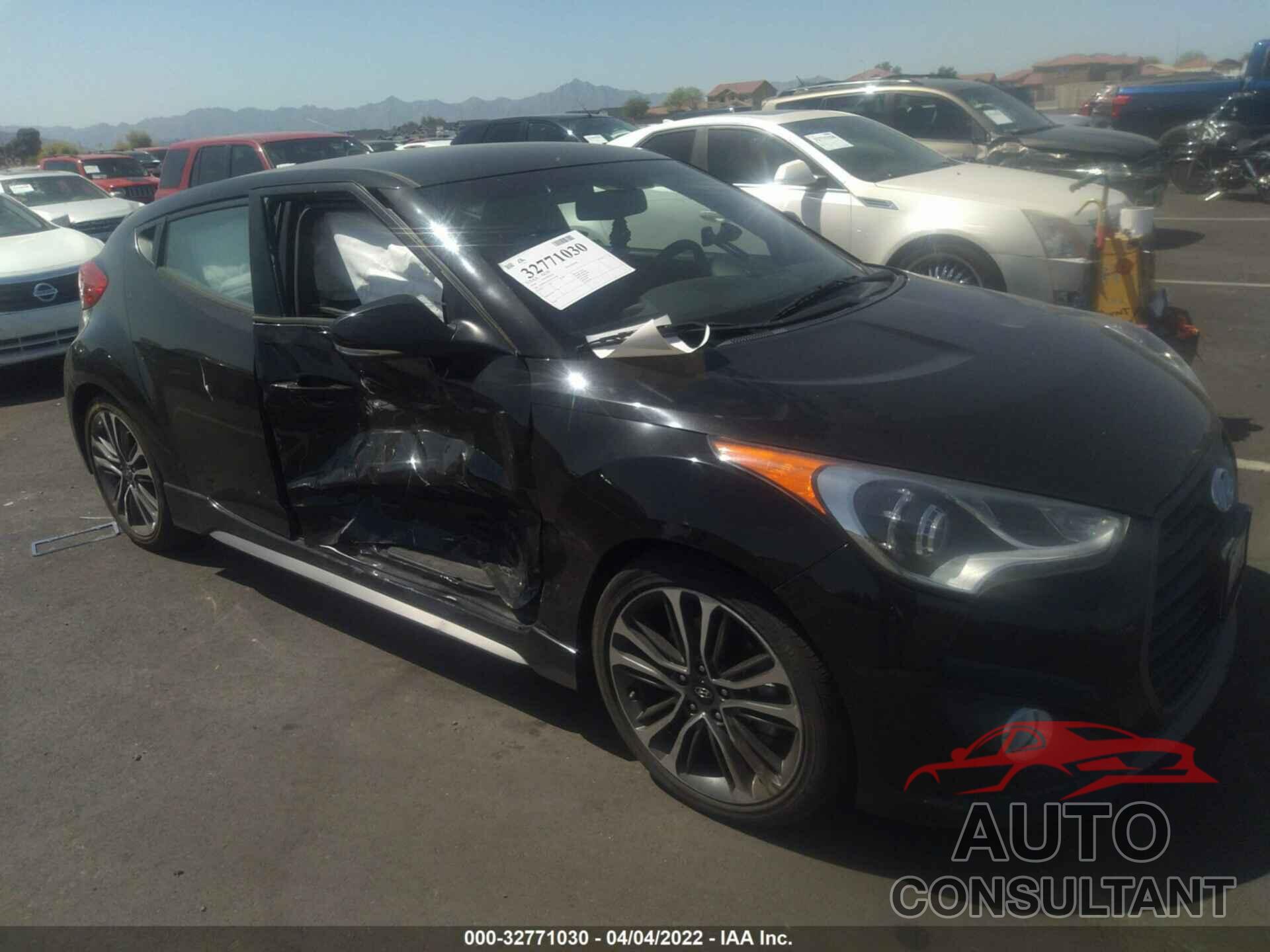 HYUNDAI VELOSTER 2016 - KMHTC6AE4GU255928