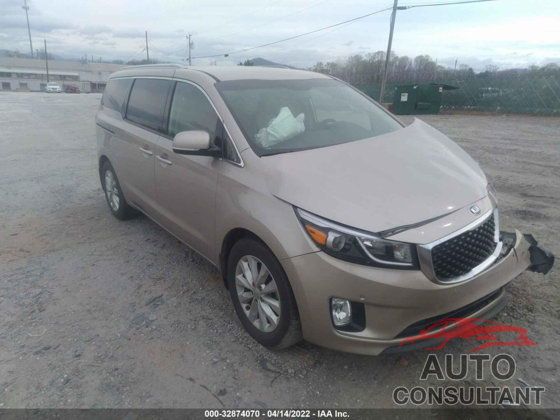 KIA SEDONA 2017 - KNDMC5C12H6260869