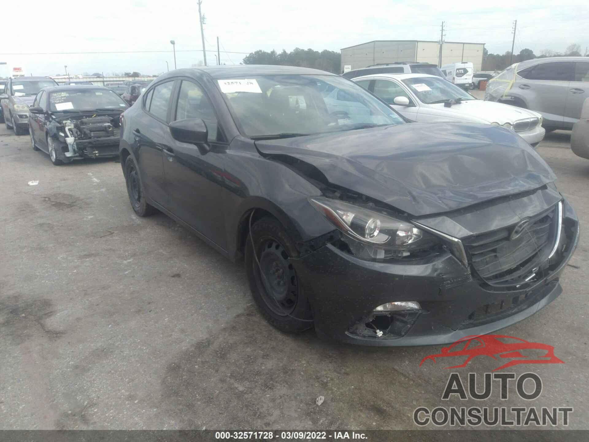 MAZDA MAZDA3 2016 - JM1BM1T78G1289015