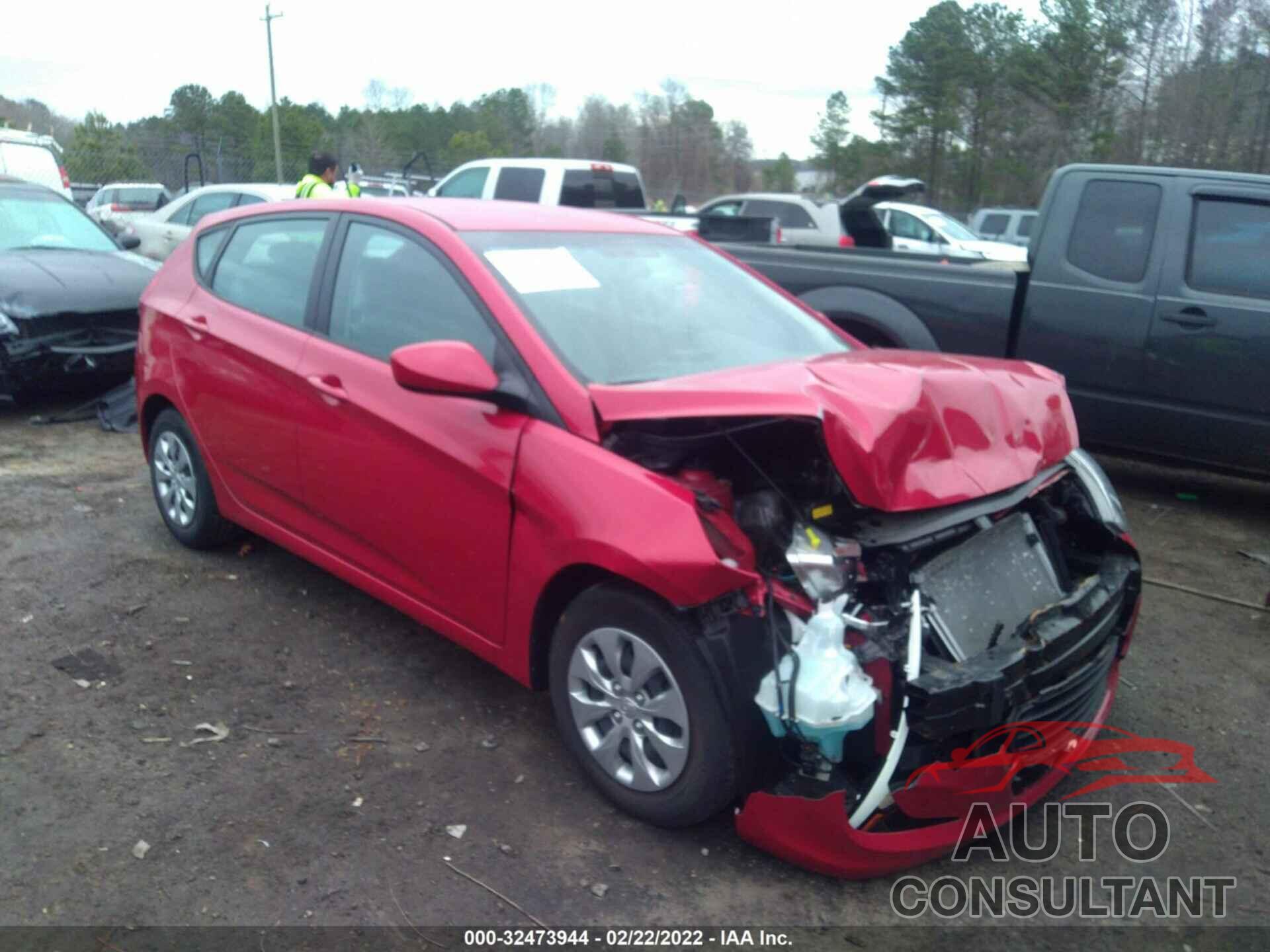 HYUNDAI ACCENT 2017 - KMHCT5AE9HU335995