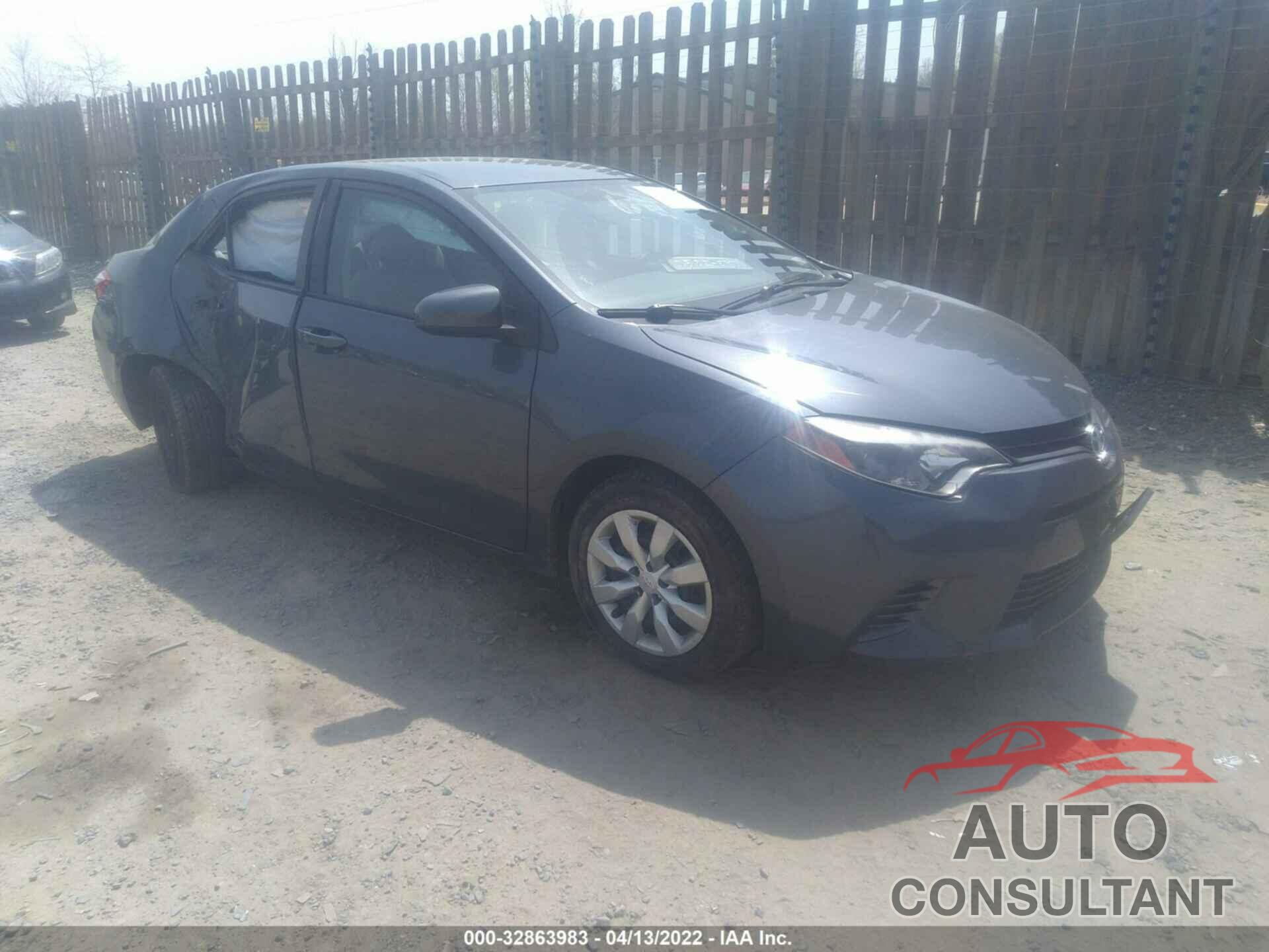 TOYOTA COROLLA 2016 - 2T1BURHE9GC604616