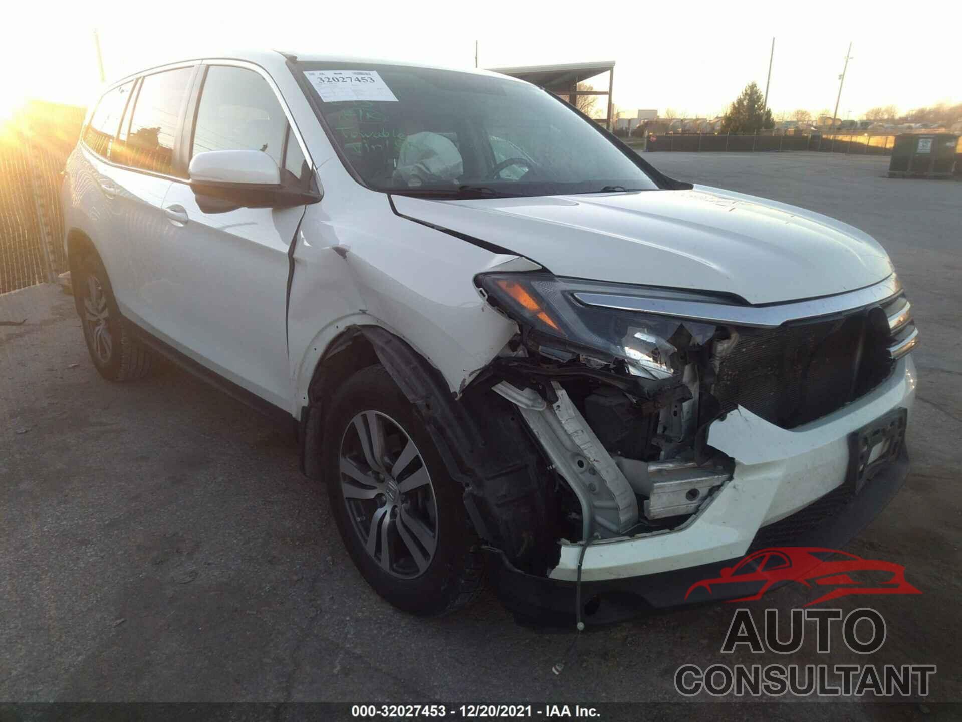 HONDA PILOT 2016 - 5FNYF5H59GB028521