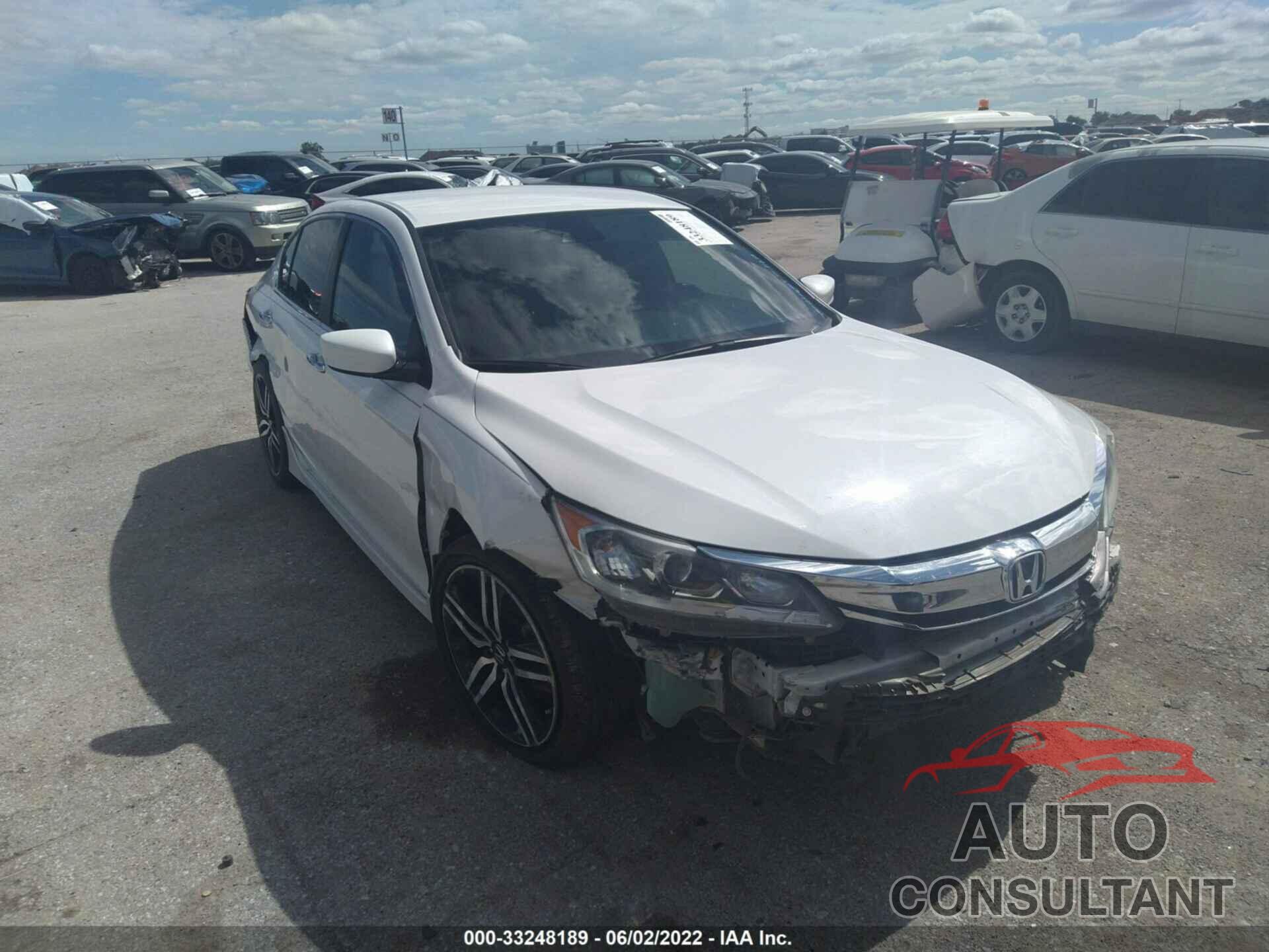 HONDA ACCORD SEDAN 2017 - 1HGCR2F62HA022373