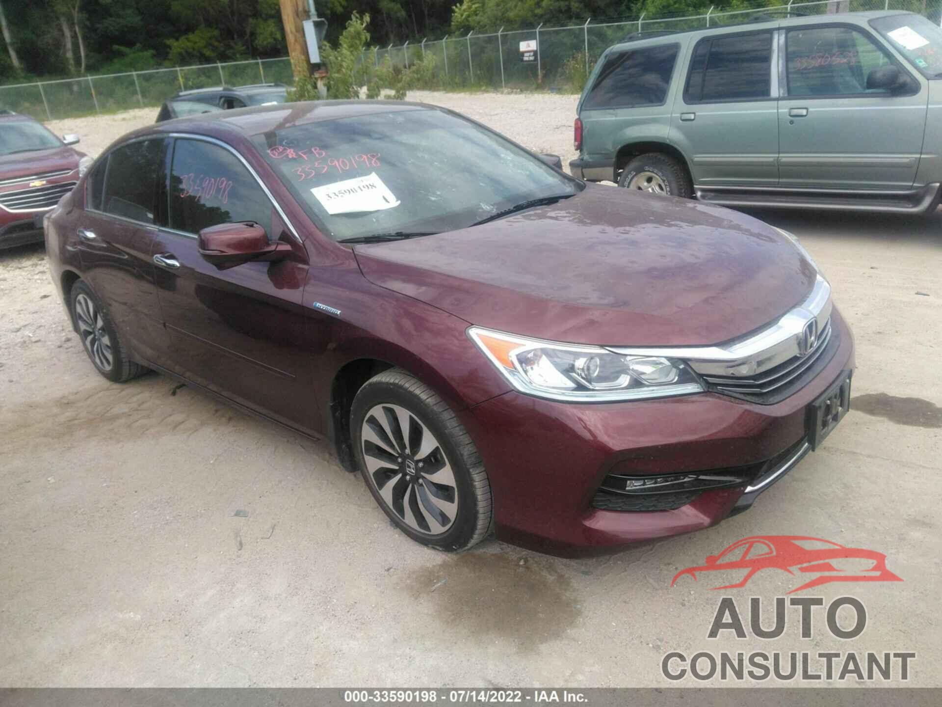 HONDA ACCORD HYBRID 2017 - JHMCR6F37HC007253