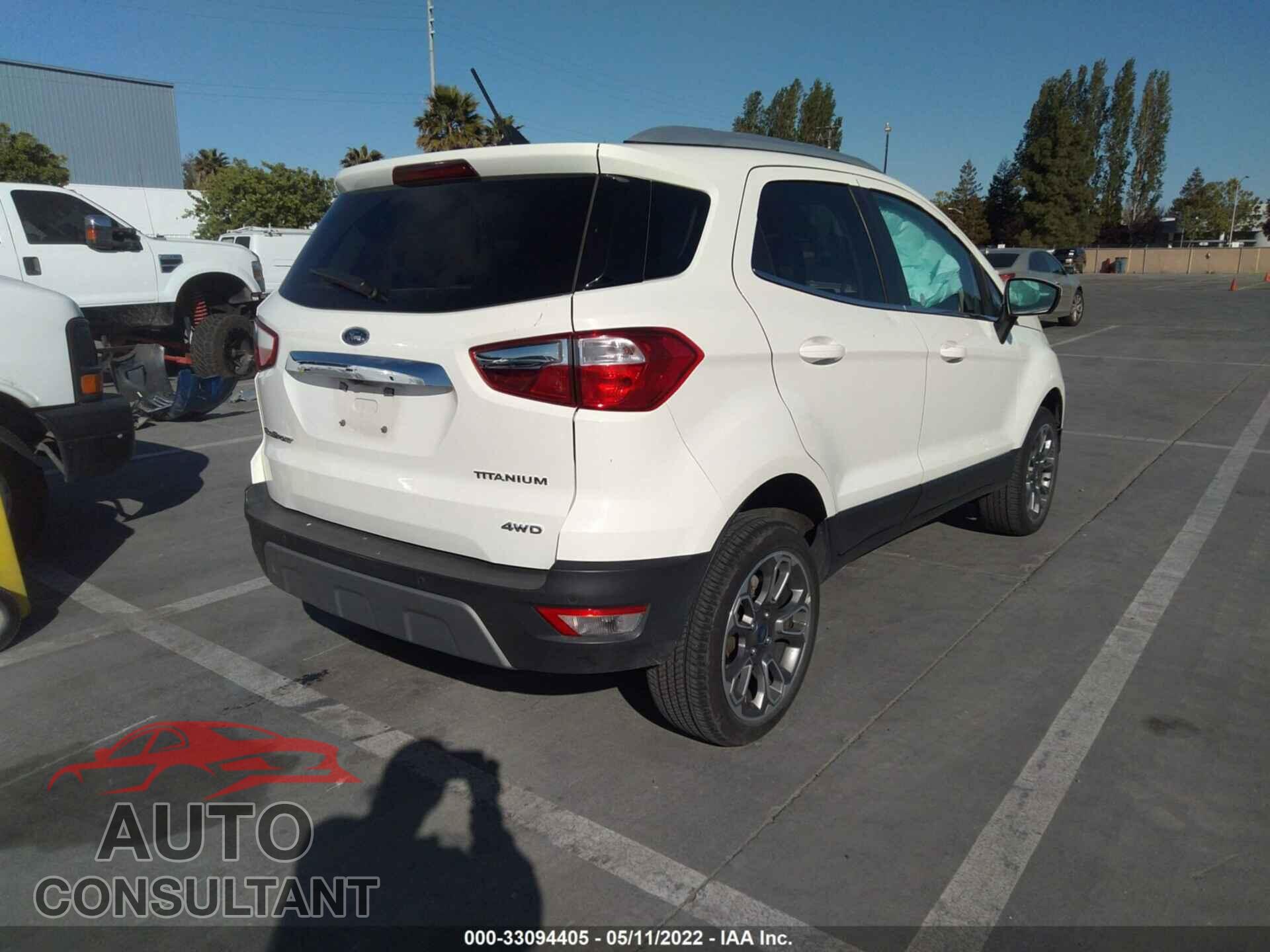 FORD ECOSPORT 2020 - MAJ6S3KL0LC354056