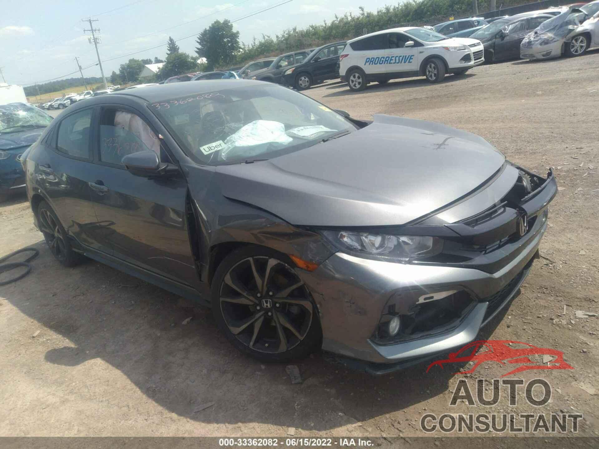 HONDA CIVIC HATCHBACK 2019 - SHHFK7G45KU215768