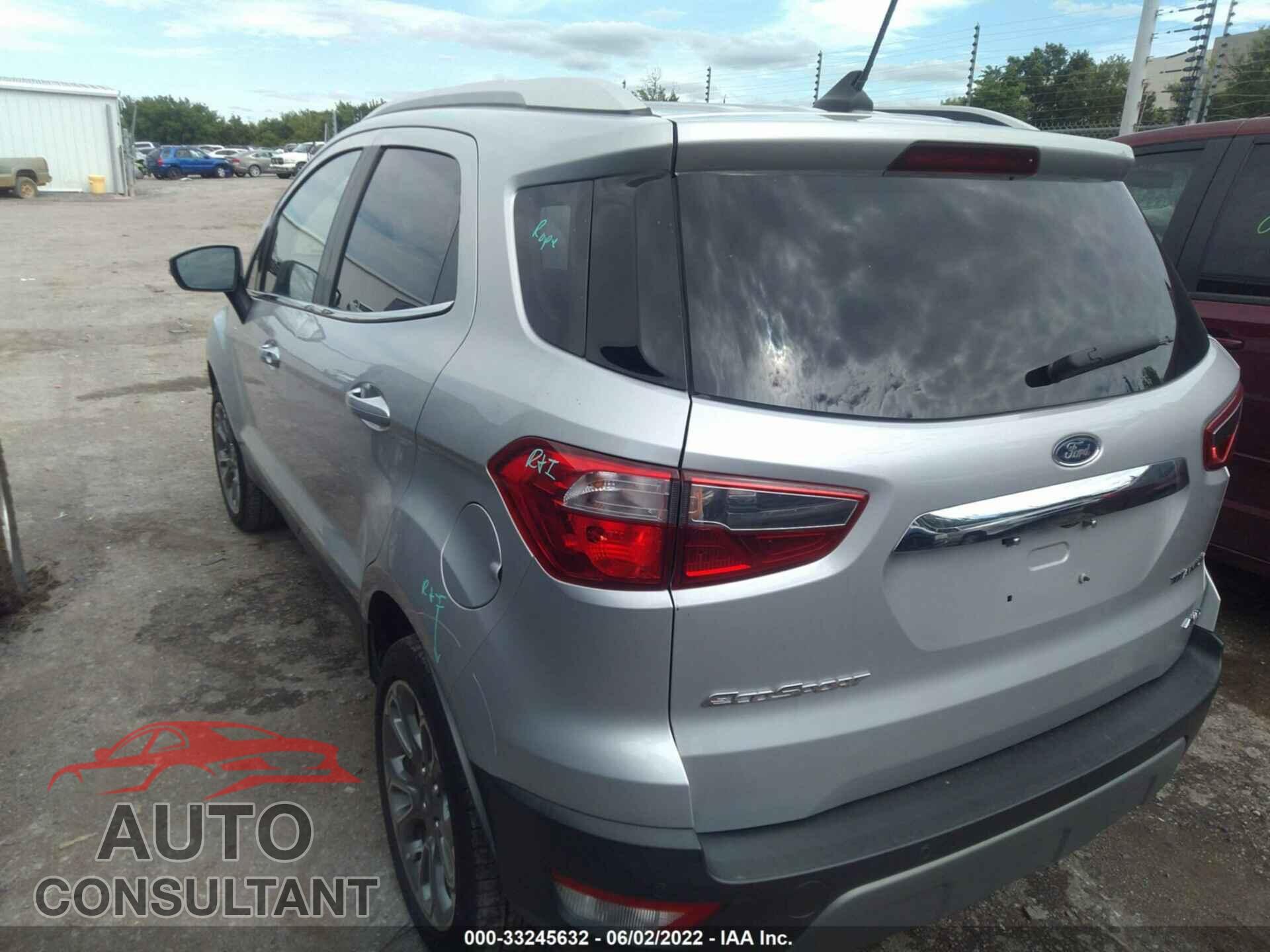 FORD ECOSPORT 2019 - MAJ6S3KL0KC253100