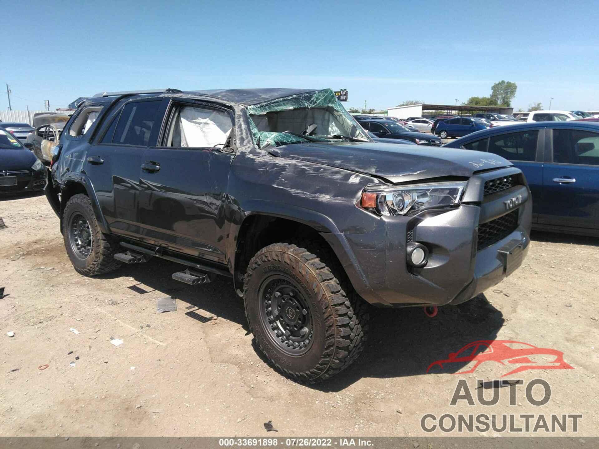 TOYOTA 4RUNNER 2017 - JTEZU5JR3H5156646