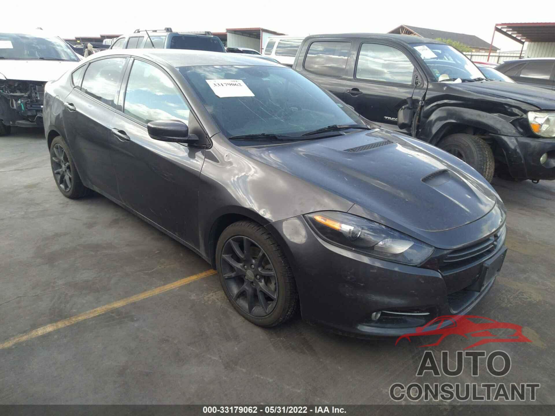 DODGE DART 2016 - 1C3CDFGB9GD823478