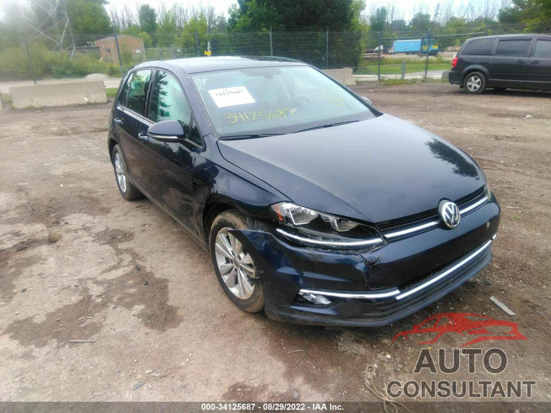 VOLKSWAGEN GOLF 2019 - 3VWG57AU2KM025523