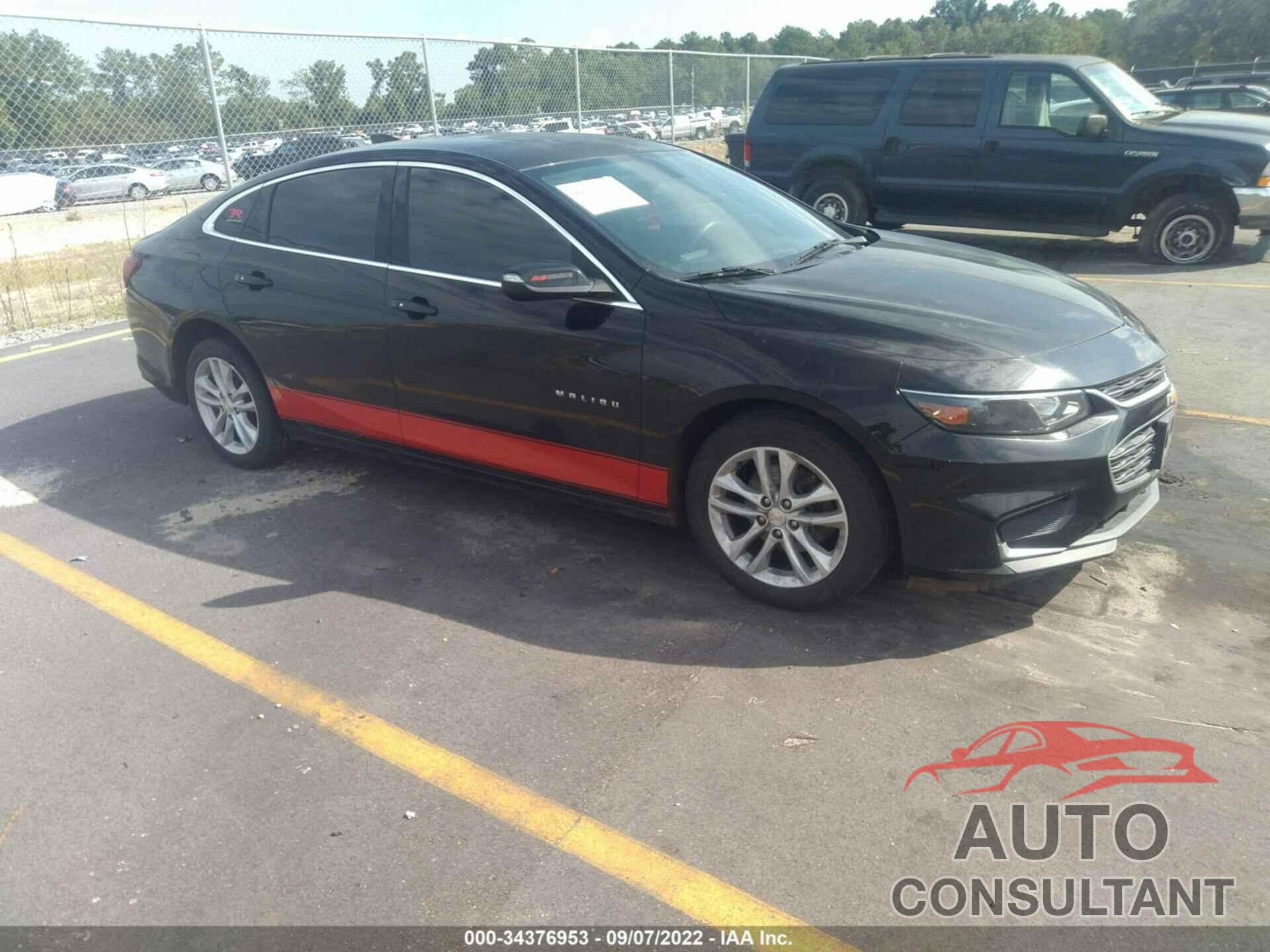 CHEVROLET MALIBU 2016 - 1G1ZE5ST3GF296600