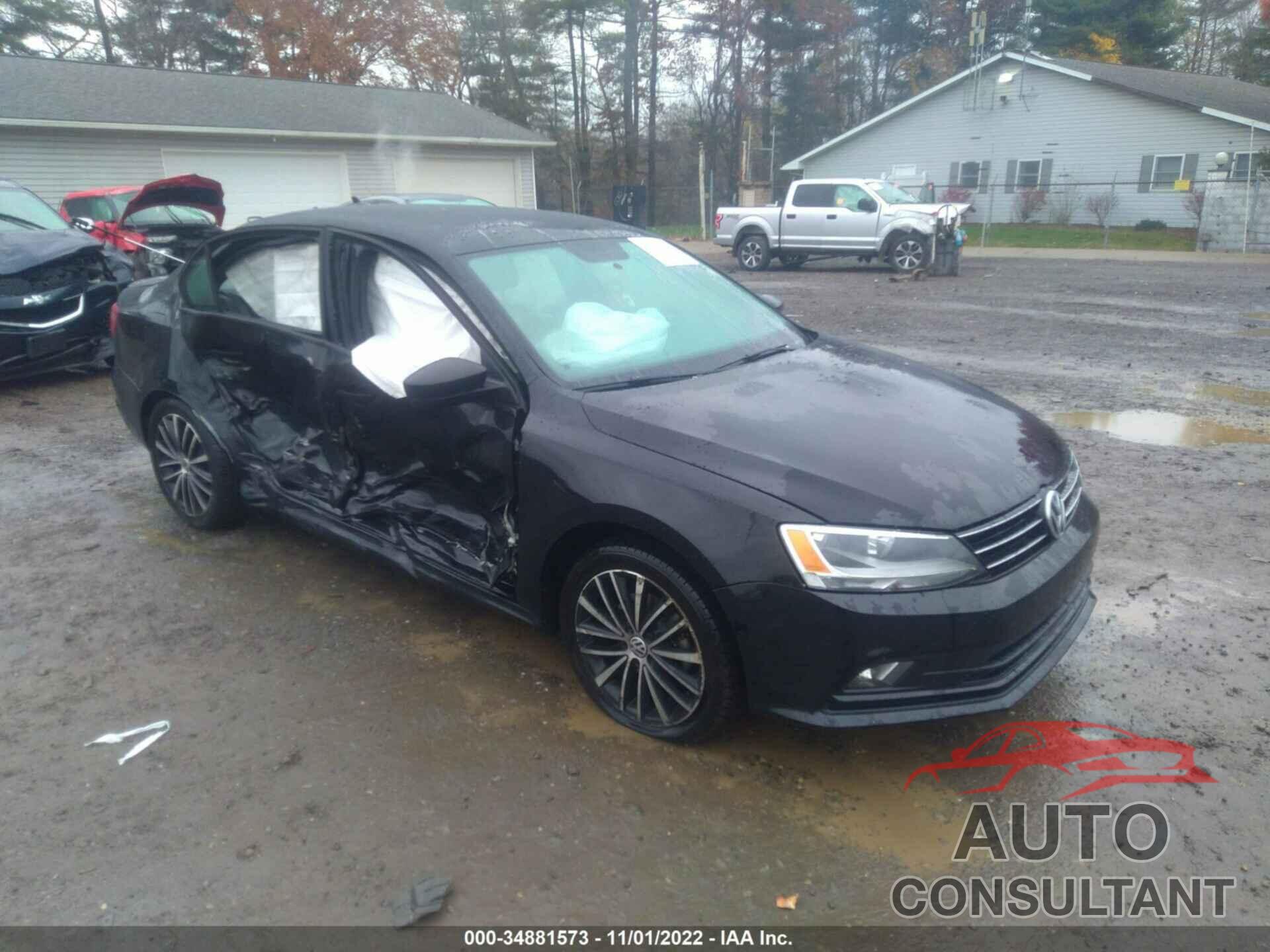 VOLKSWAGEN JETTA SEDAN 2016 - 3VWD17AJ7GM418266