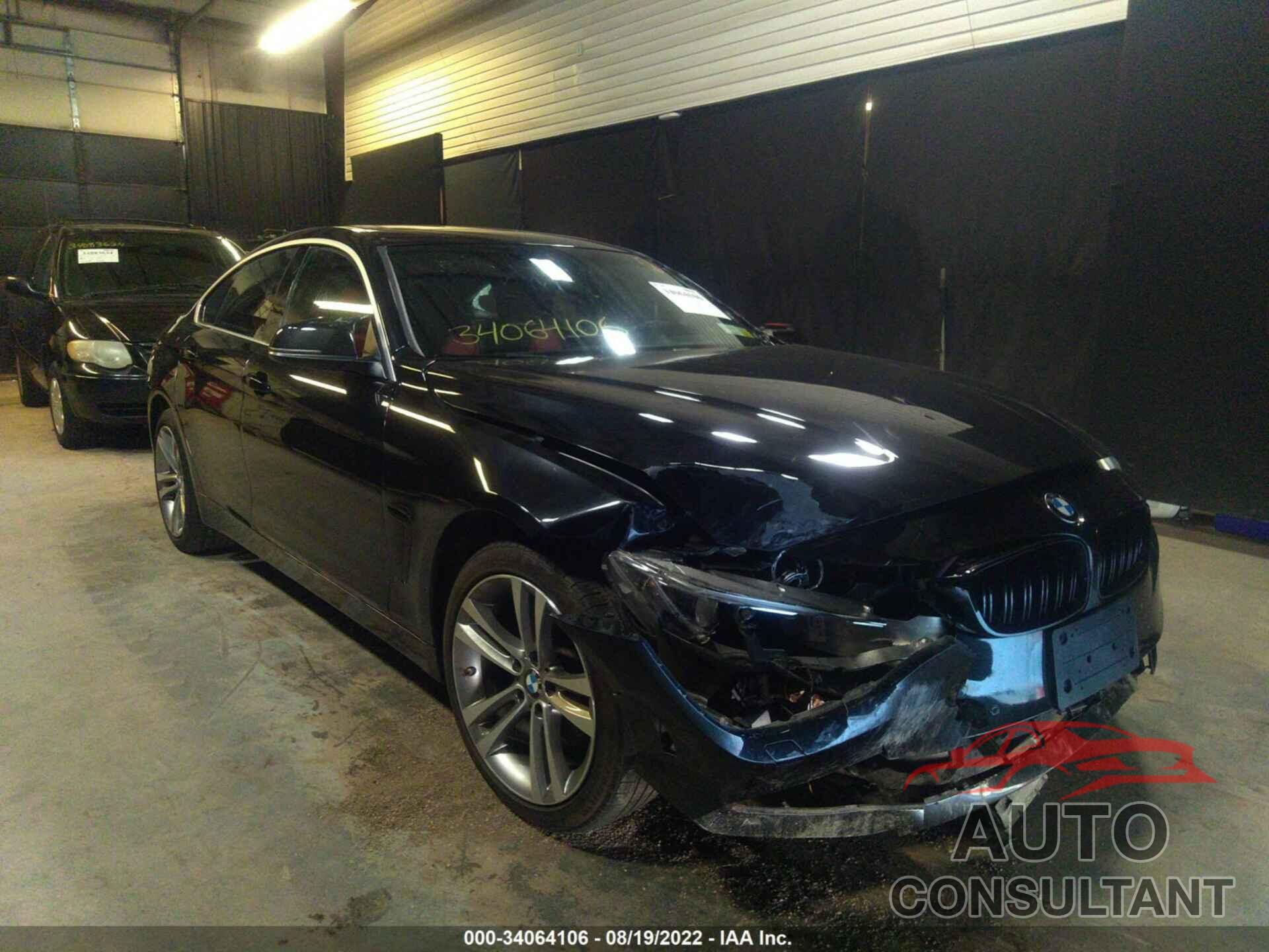 BMW 4 SERIES 2017 - WBA4F9C5XHG792282