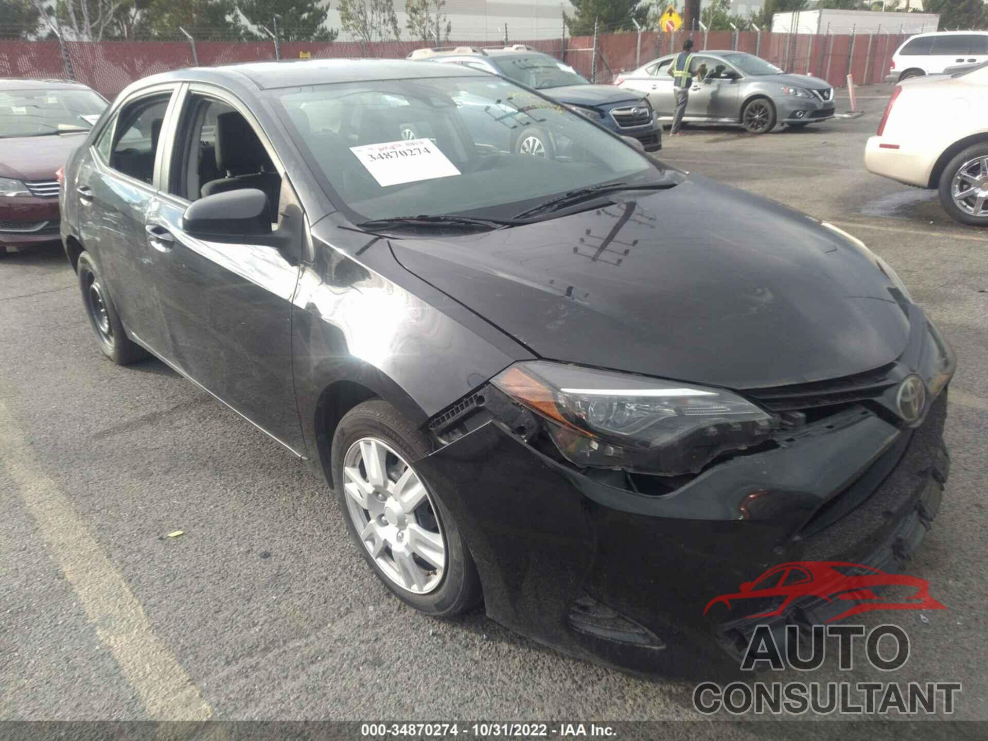 TOYOTA COROLLA 2018 - 2T1BURHE0JC066315