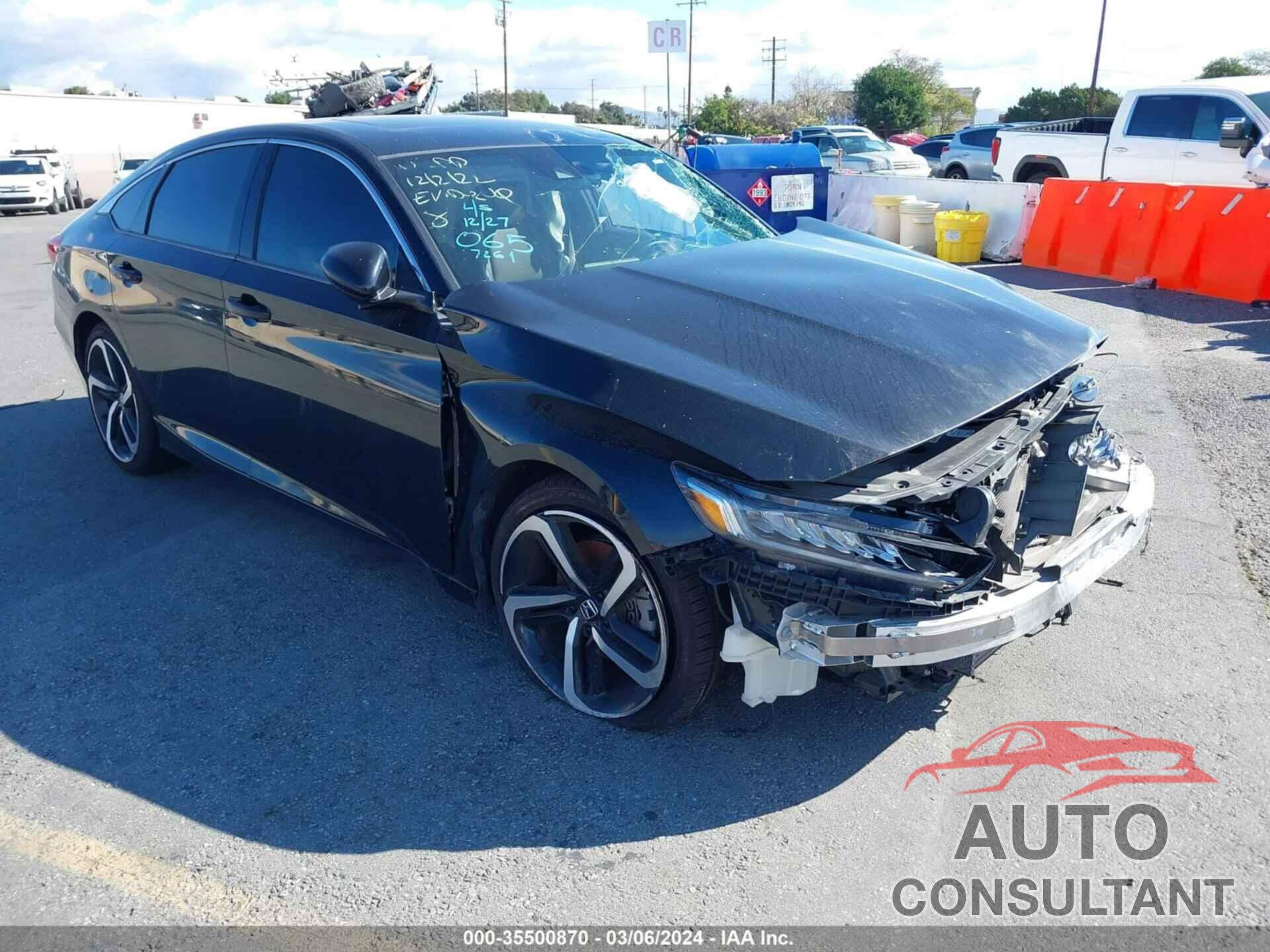 HONDA ACCORD 2018 - 1HGCV2F37JA047261