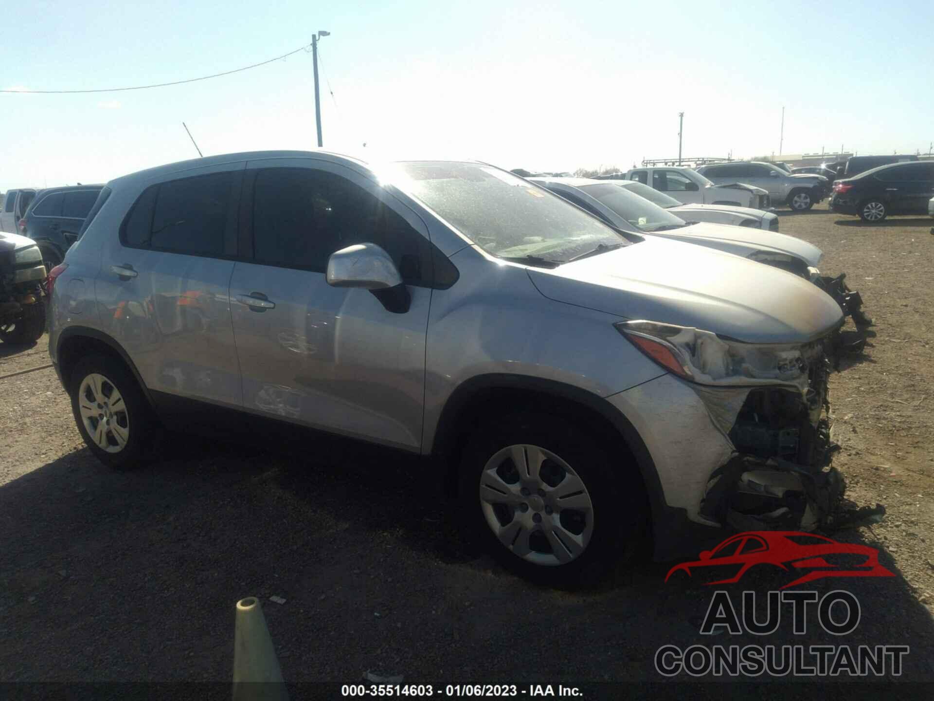 CHEVROLET TRAX 2018 - 3GNCJKSB3JL392195