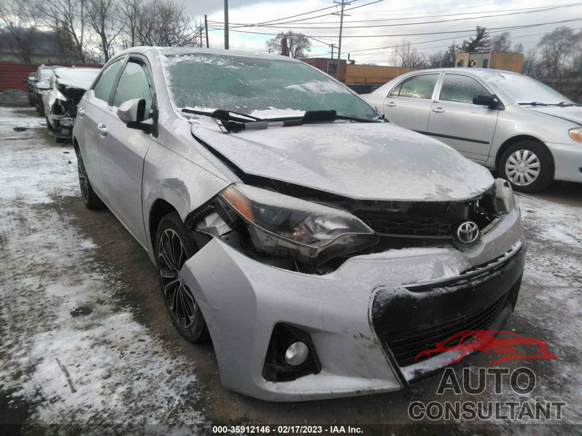 TOYOTA COROLLA 2015 - 2T1BURHE7FC229954