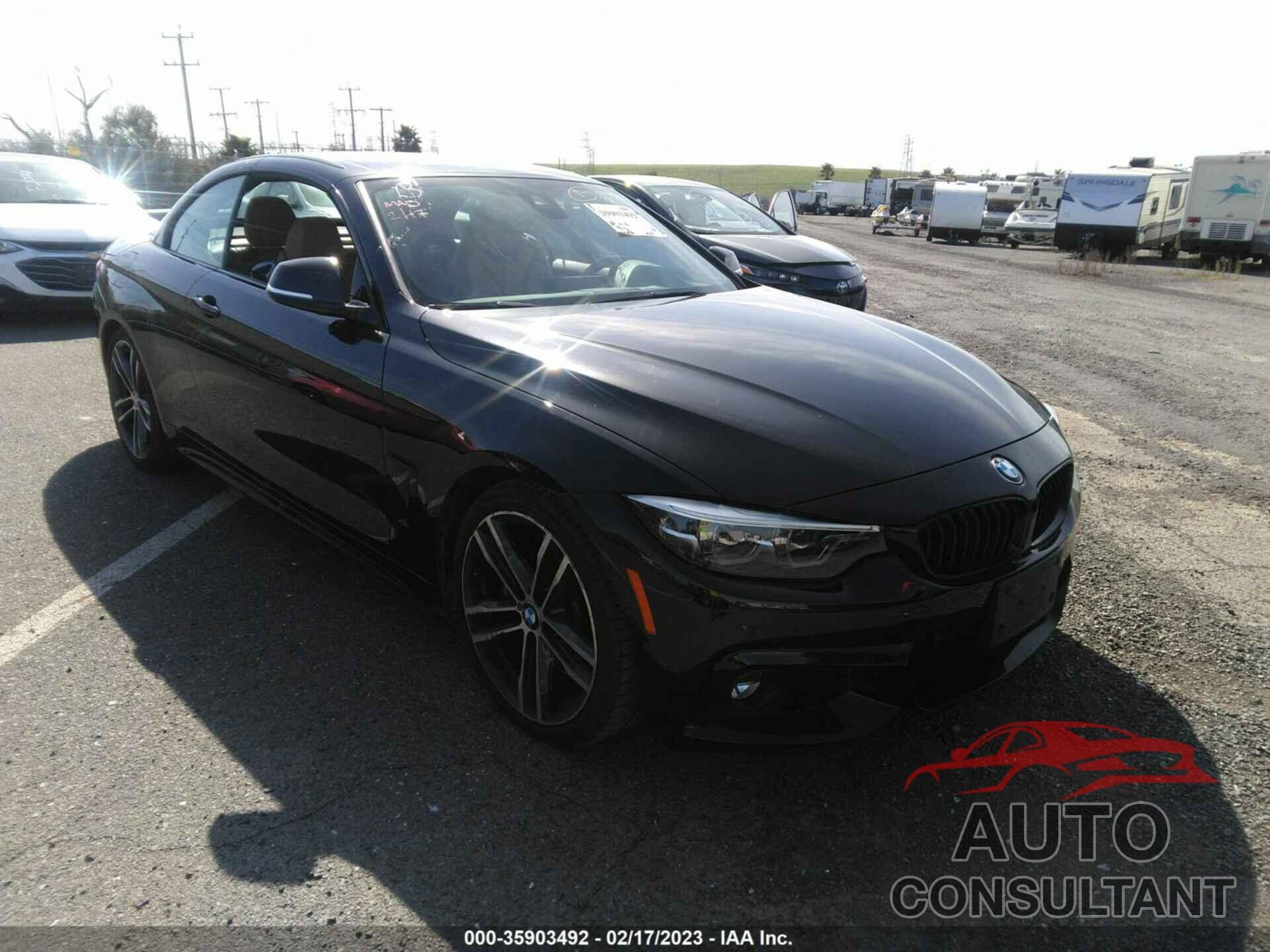 BMW 4 SERIES 2018 - WBA4Z5C53JEA32912