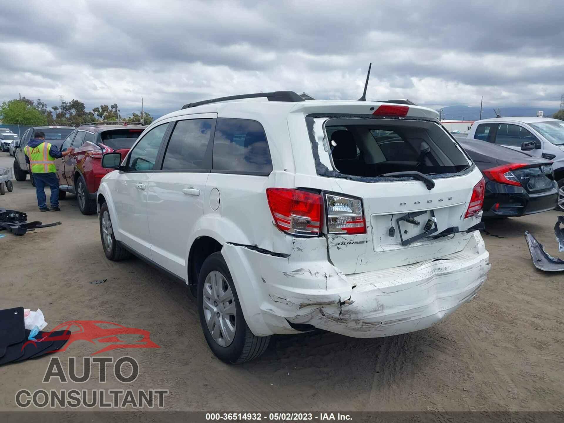 DODGE JOURNEY 2019 - 3C4PDCAB2KT871573