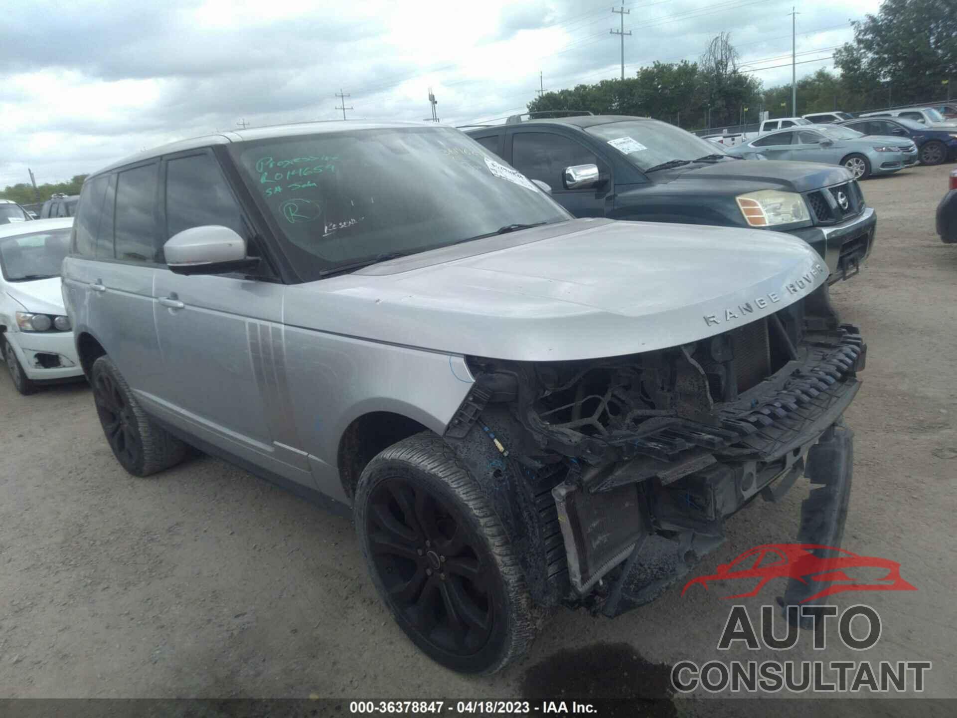 LAND ROVER RANGE ROVER 2015 - SALGS2VF8FA233864