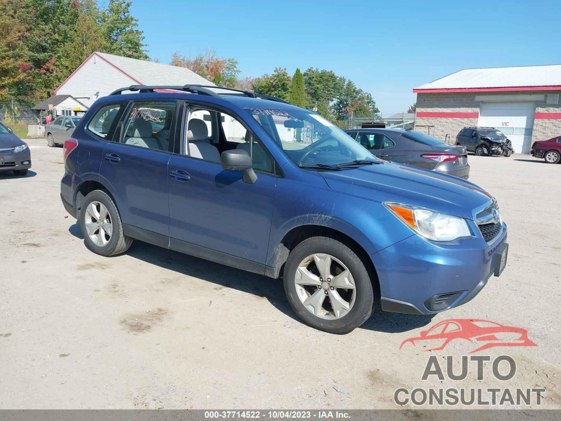 SUBARU FORESTER 2016 - JF2SJABC1GH555801