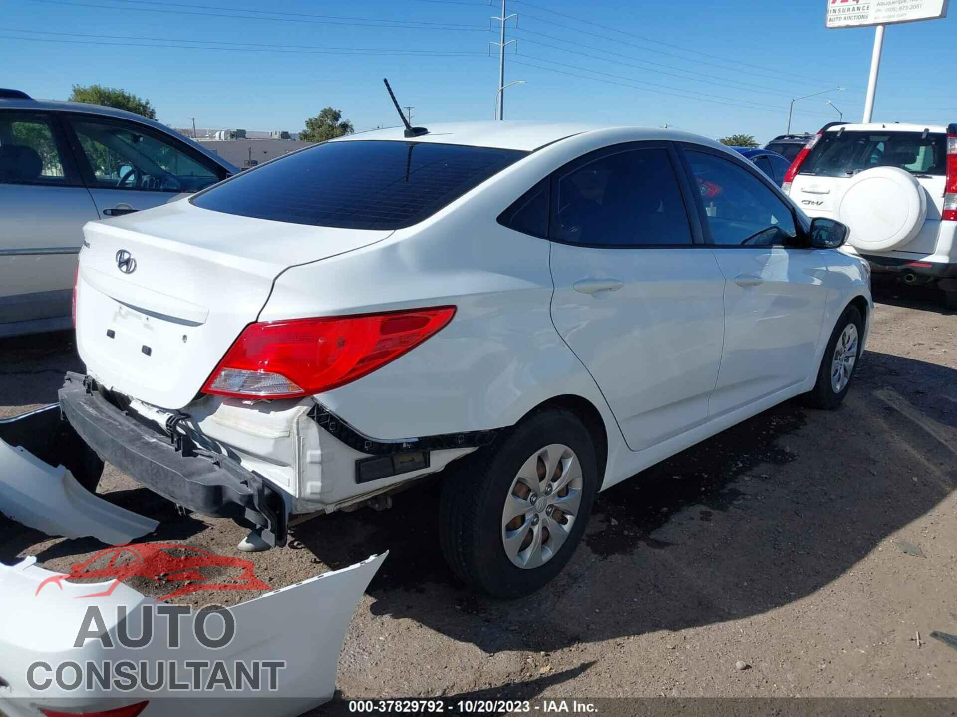 HYUNDAI ACCENT 2016 - KMHCT4AE8GU061908