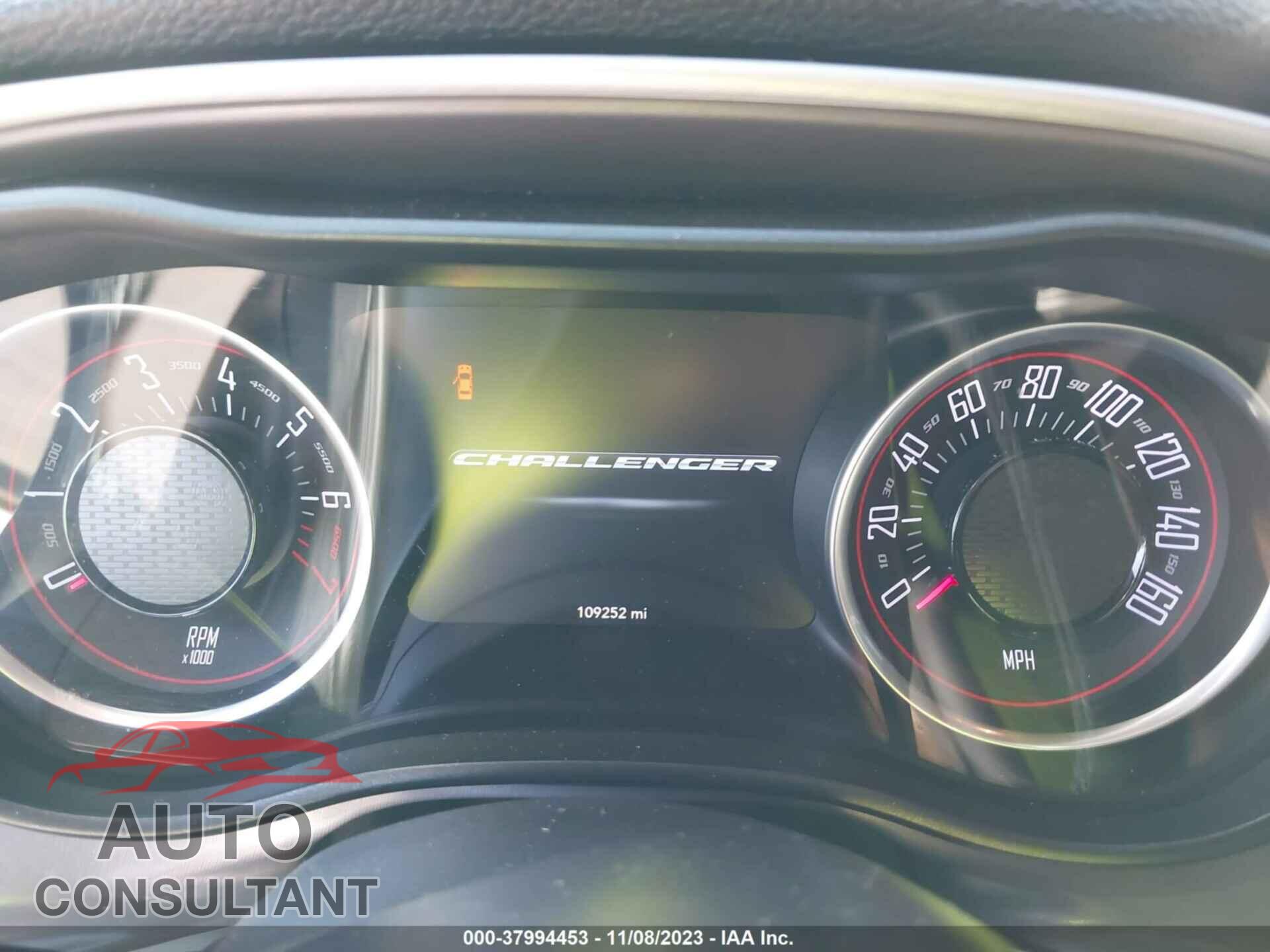DODGE CHALLENGER 2019 - 2C3CDZAG8KH655446