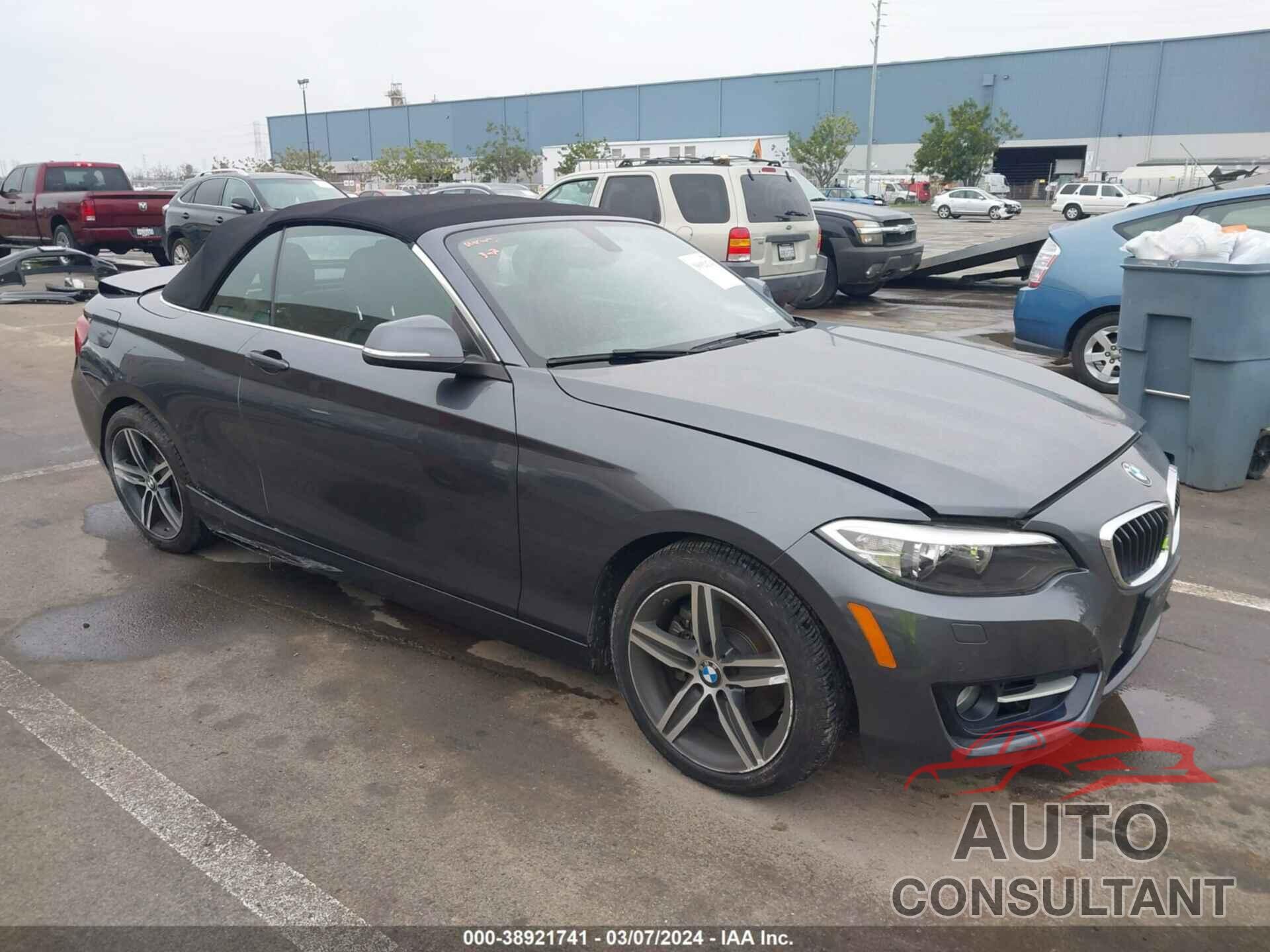BMW 230I 2017 - WBA2K9C36H7A26327