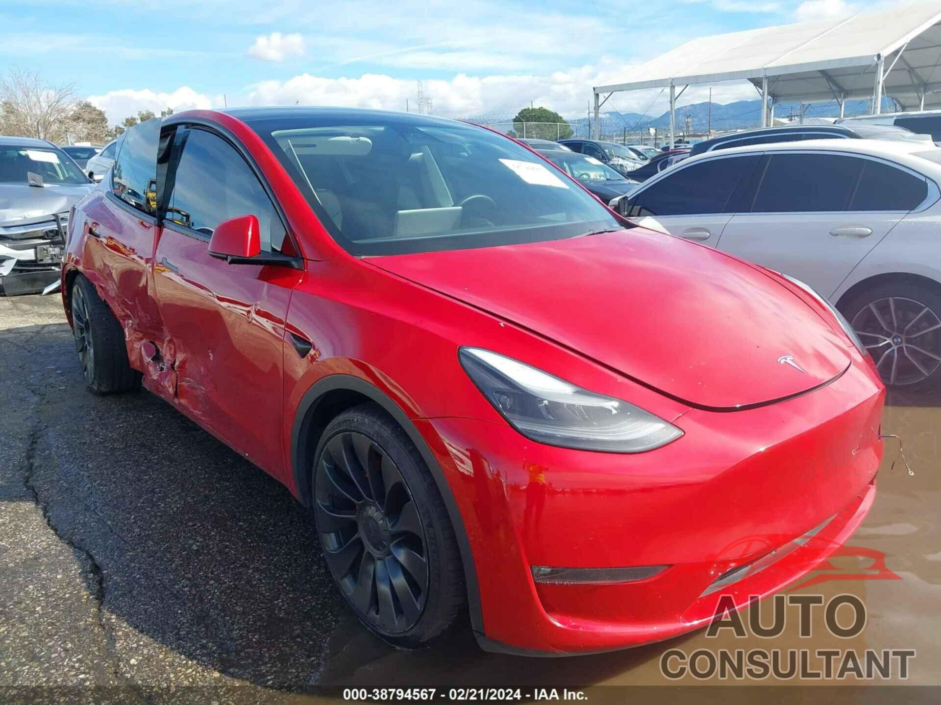 TESLA MODEL Y 2022 - 7SAYGDEF3NF348339