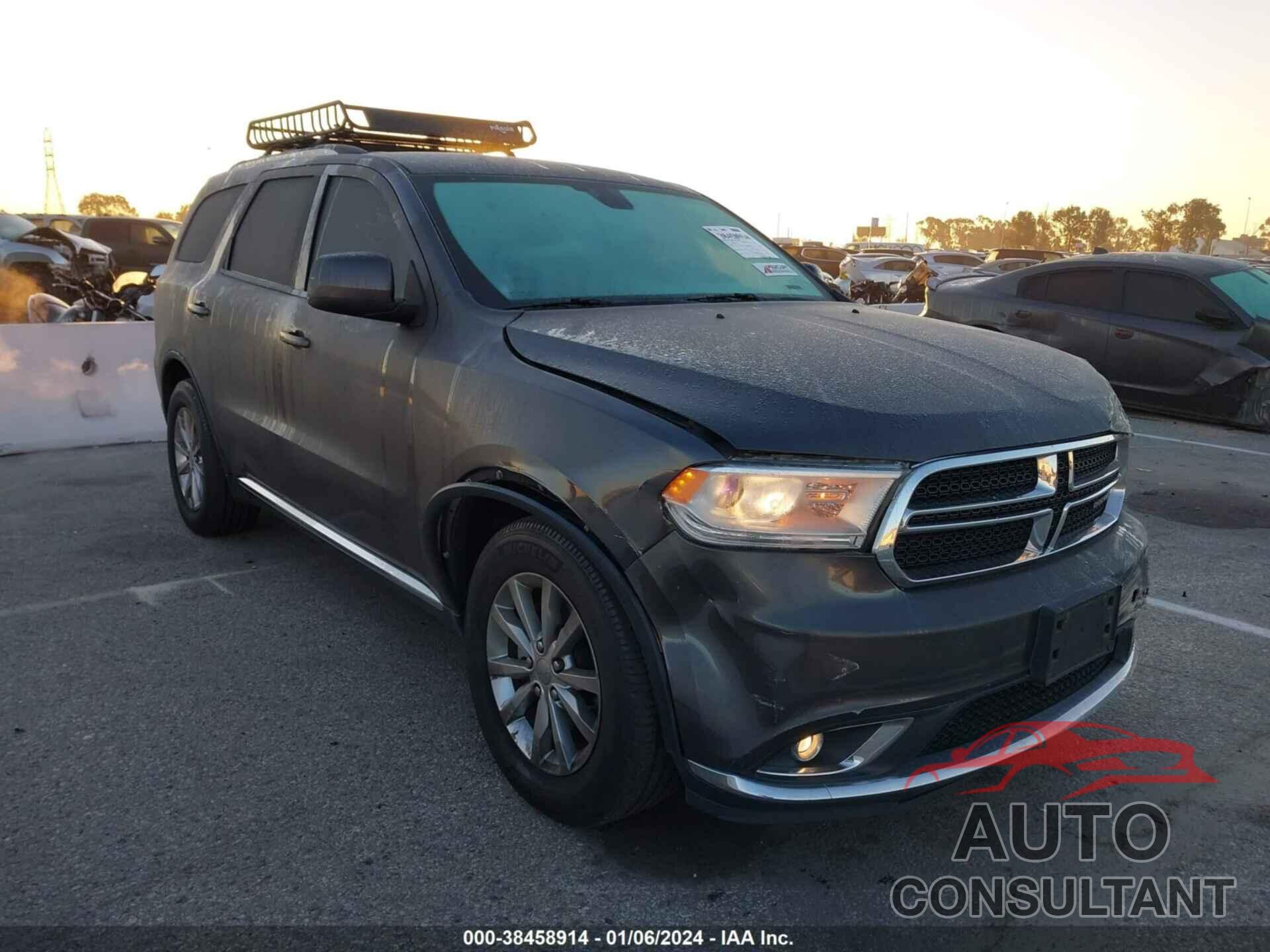DODGE DURANGO 2017 - 1C4RDHAG6HC638639
