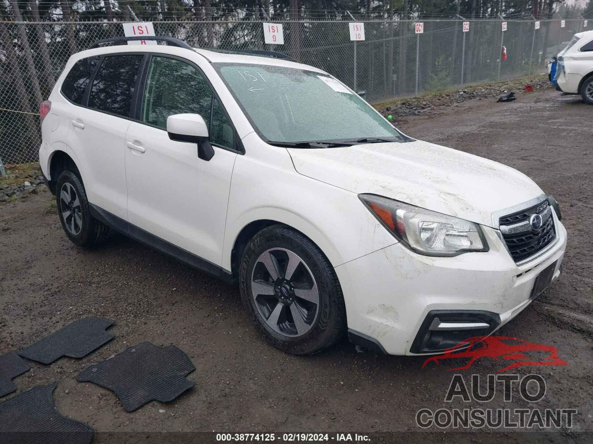 SUBARU FORESTER 2017 - JF2SJAGC5HH442511