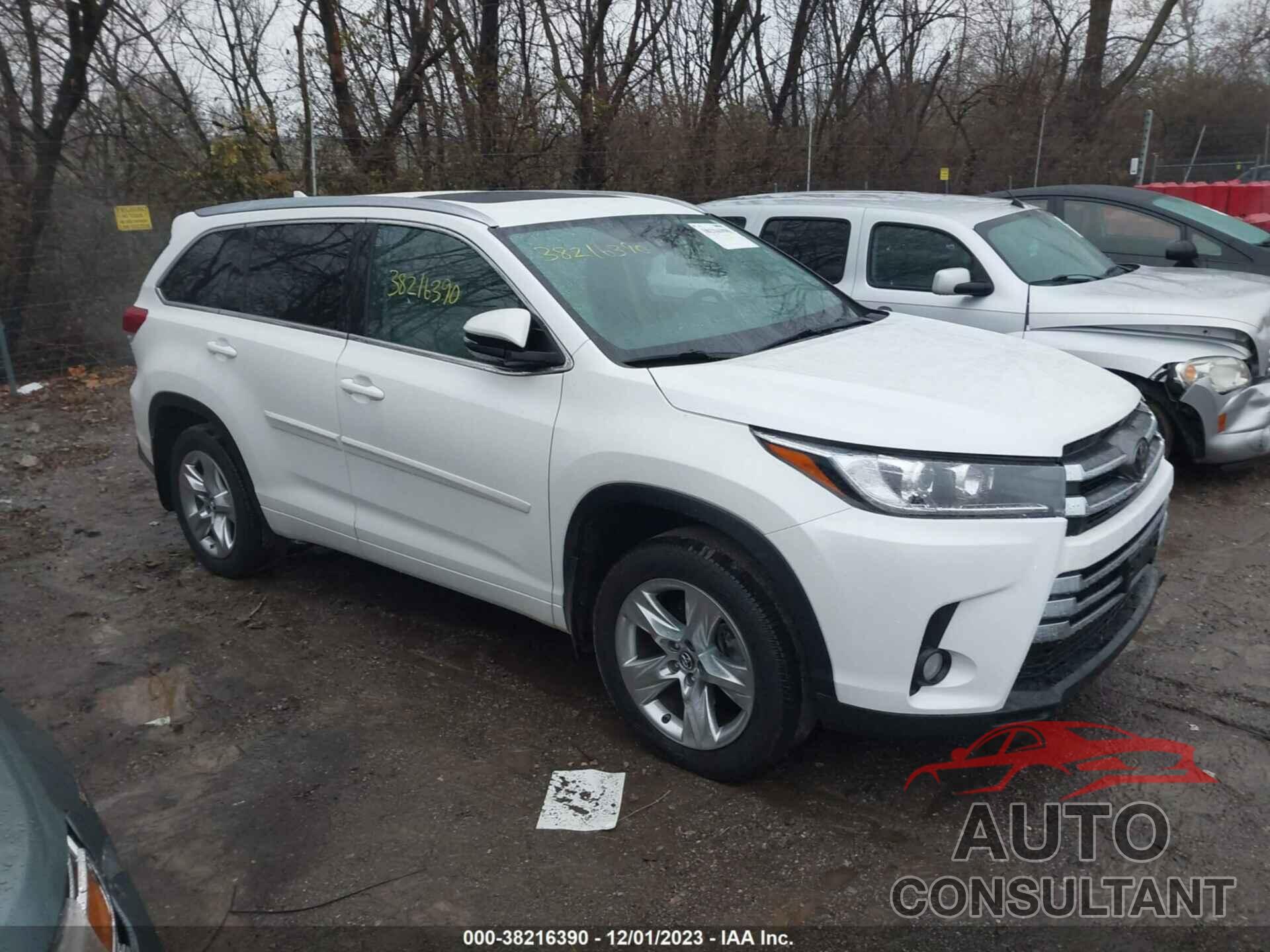 TOYOTA HIGHLANDER 2017 - 5TDDZRFH4HS442913