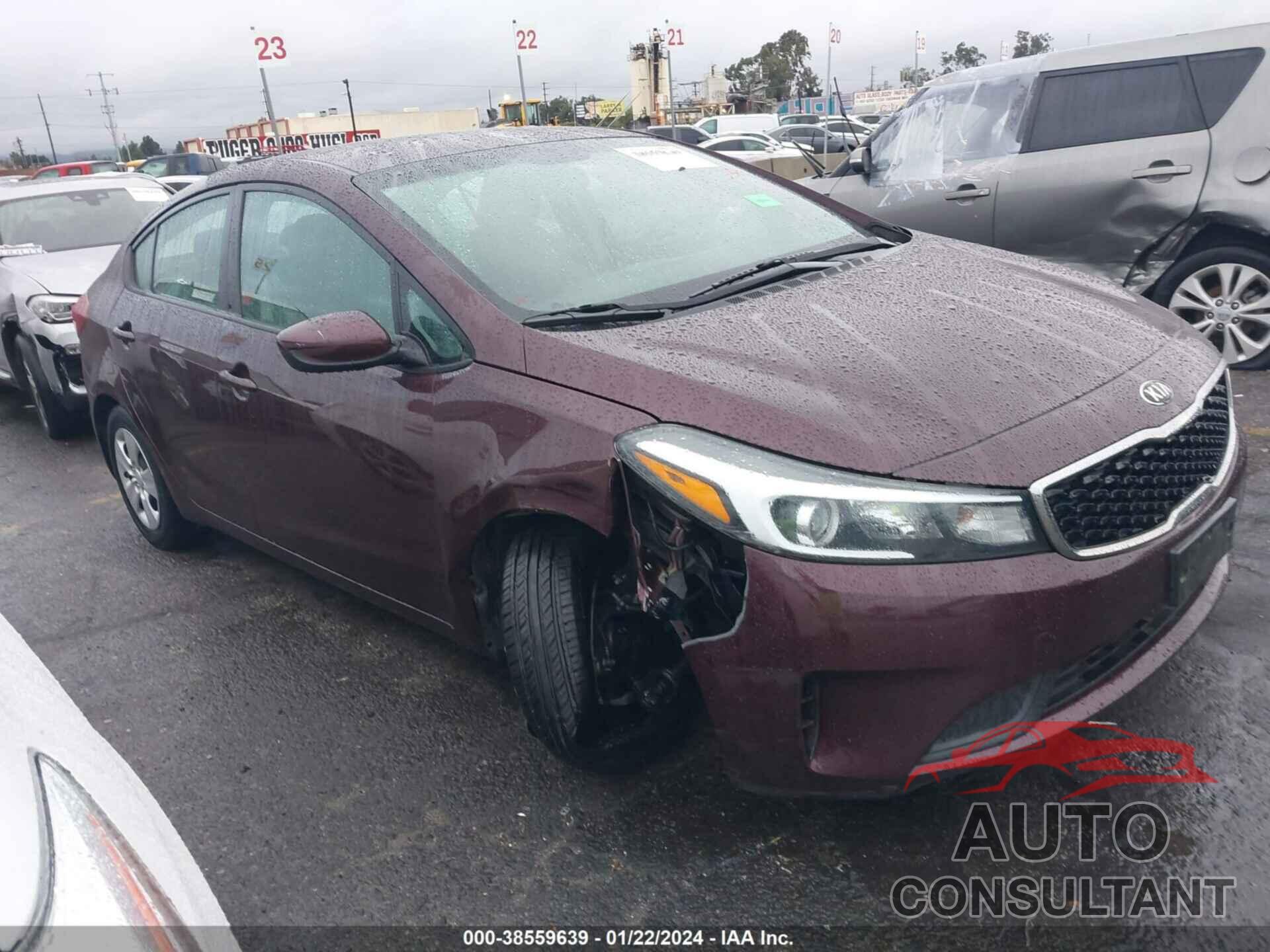 KIA FORTE 2018 - 3KPFK4A70JE259264