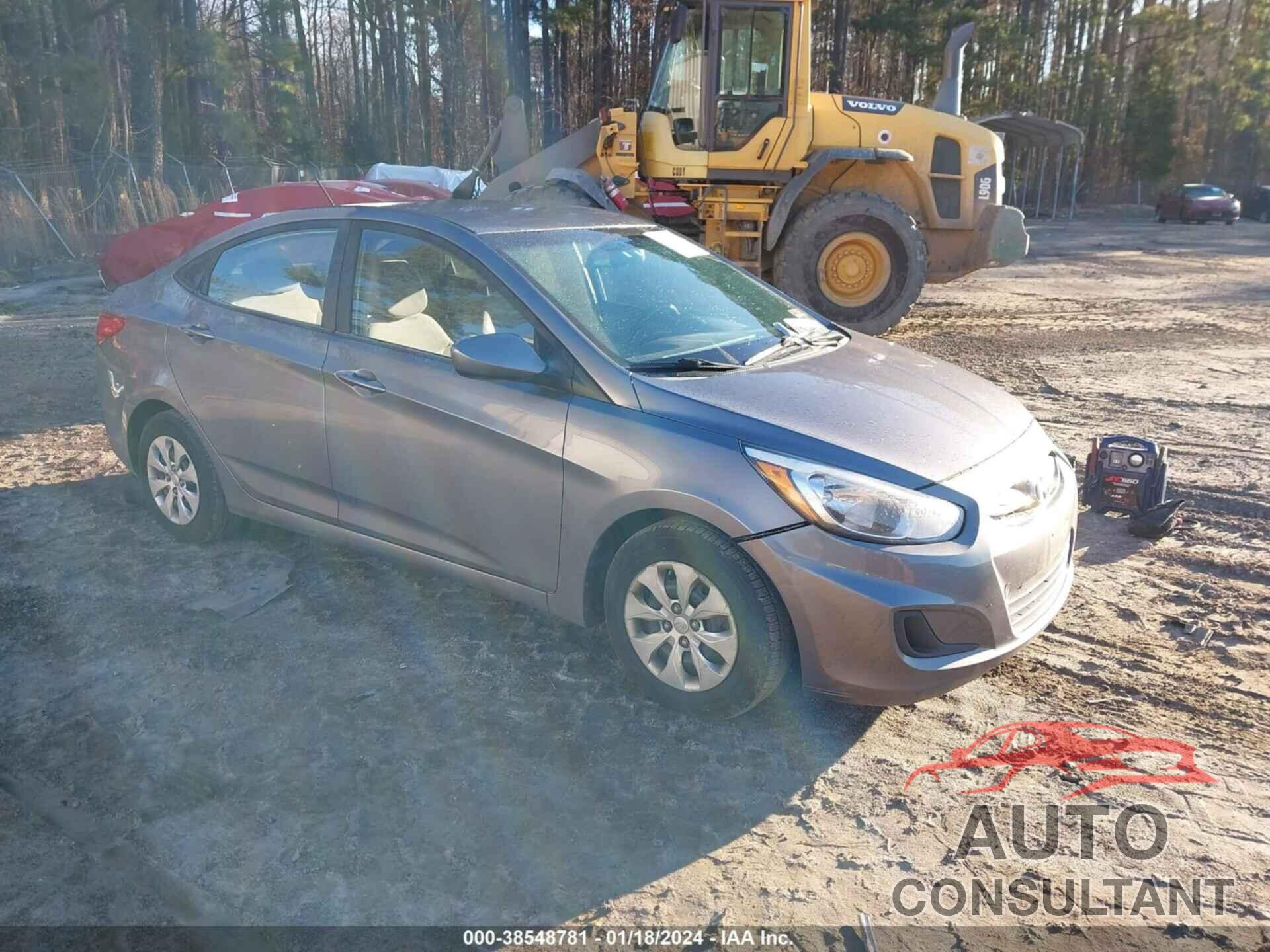 HYUNDAI ACCENT 2016 - KMHCT4AE5GU122468