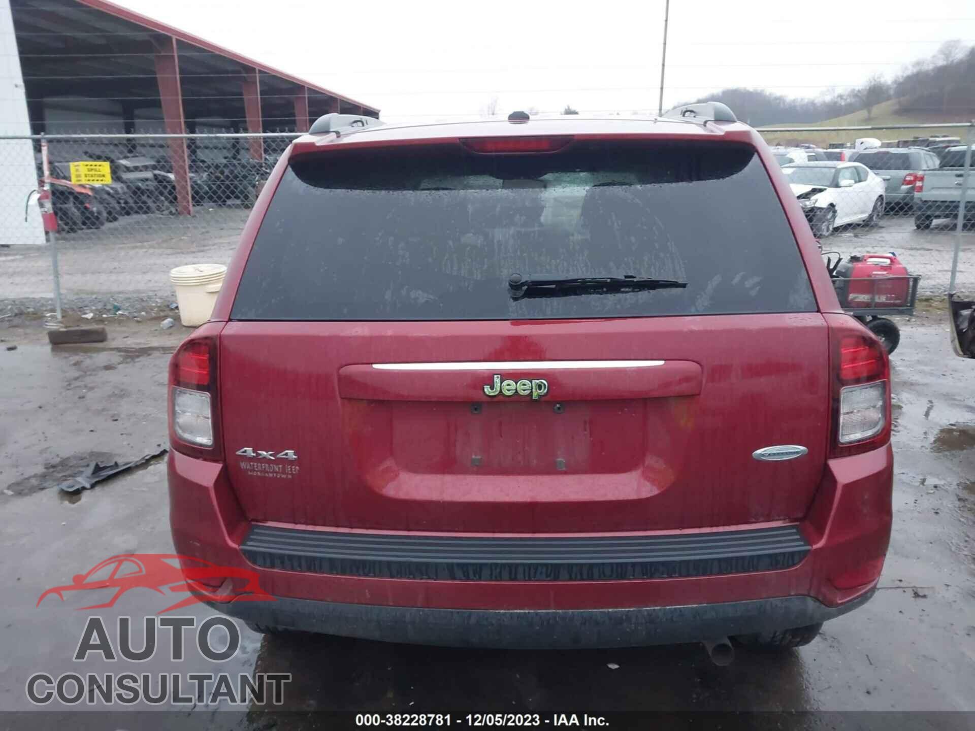 JEEP COMPASS 2017 - 1C4NJDEB8HD109590