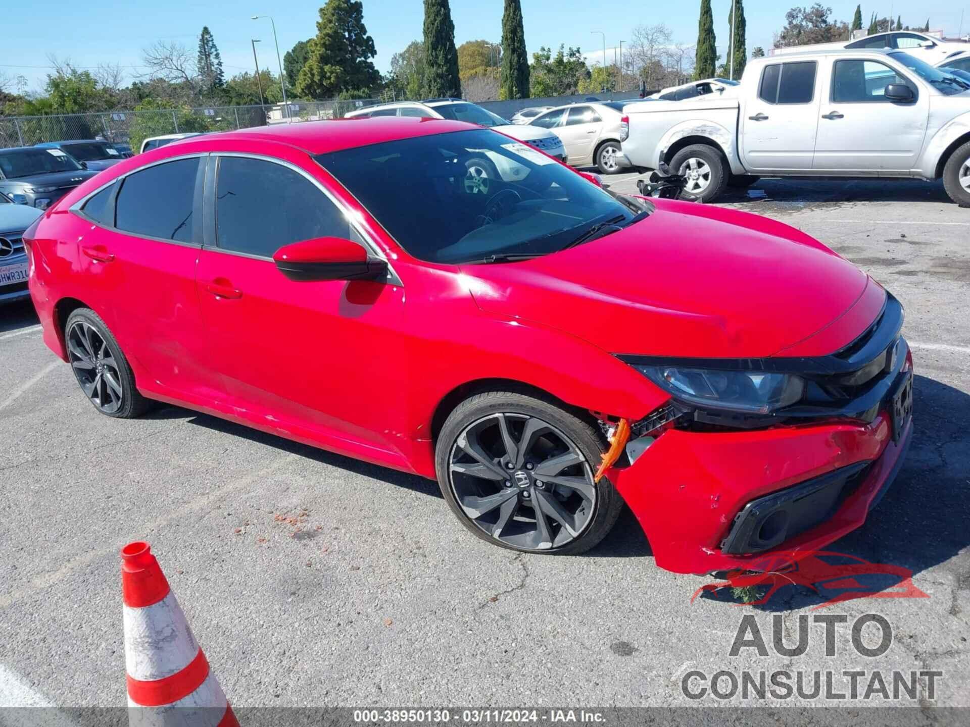 HONDA CIVIC 2019 - 2HGFC2F83KH518744