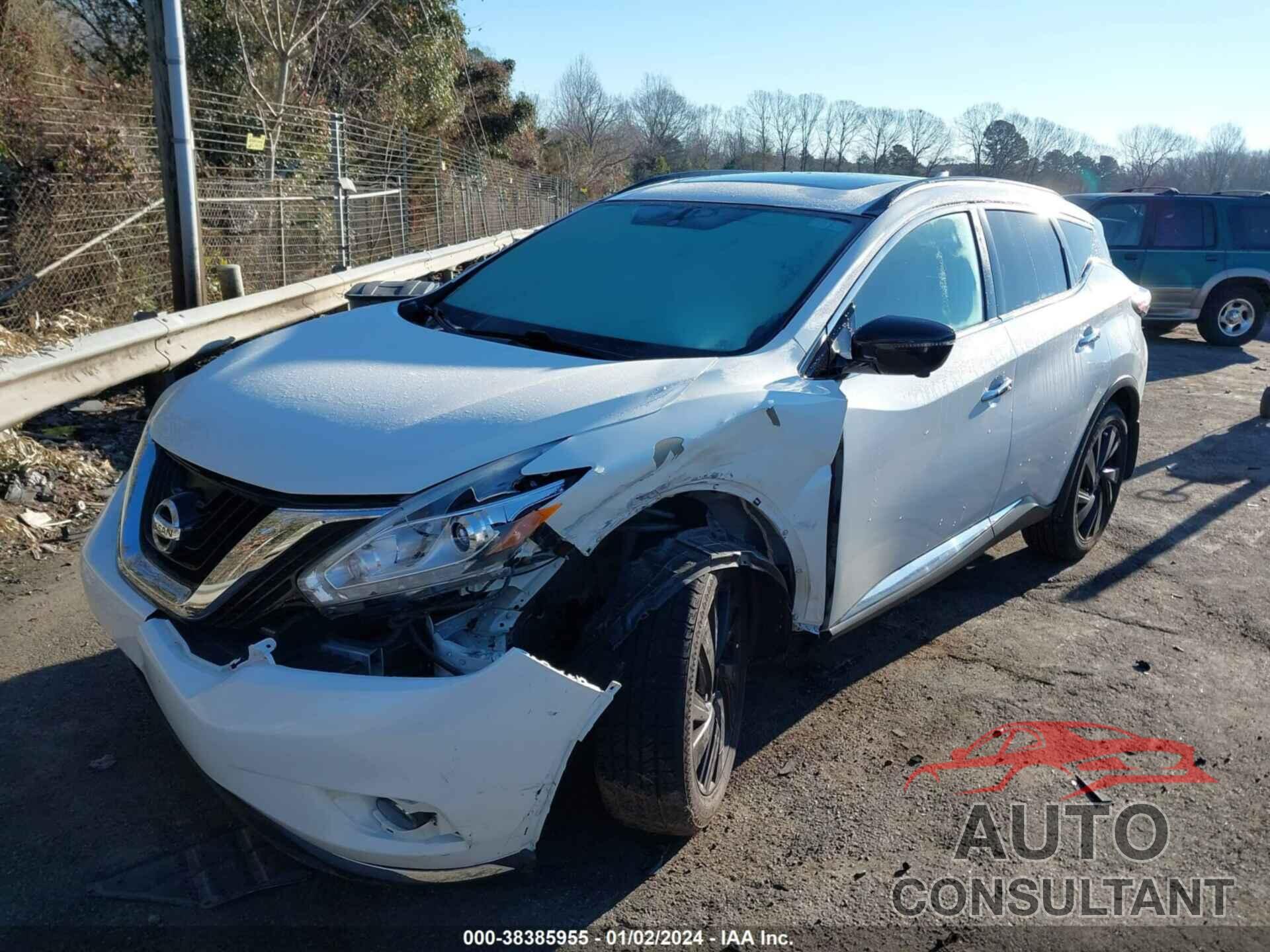 NISSAN MURANO 2017 - 5N1AZ2MG6HN197392