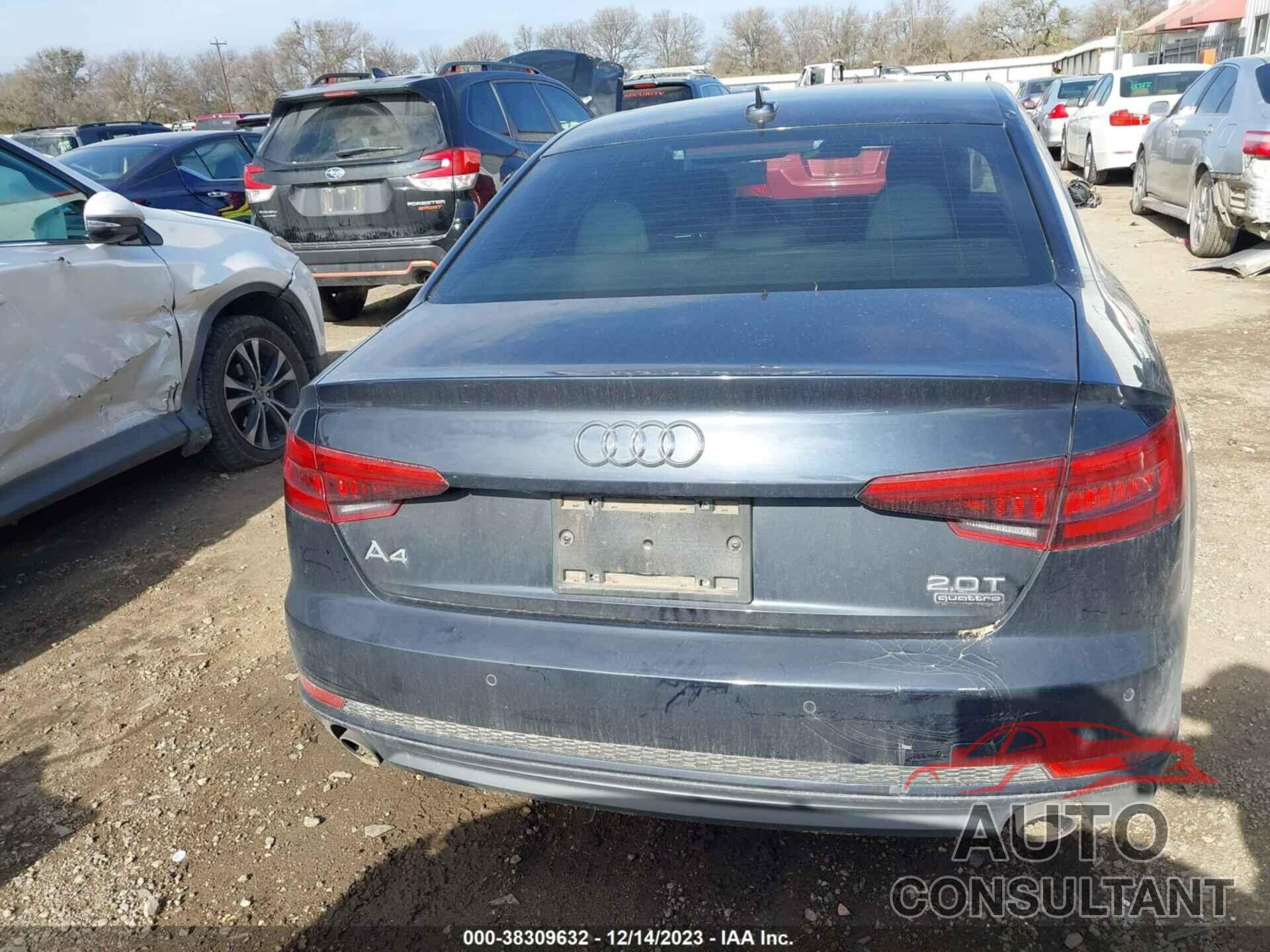 AUDI A4 2017 - WAUFNAF44HN018301