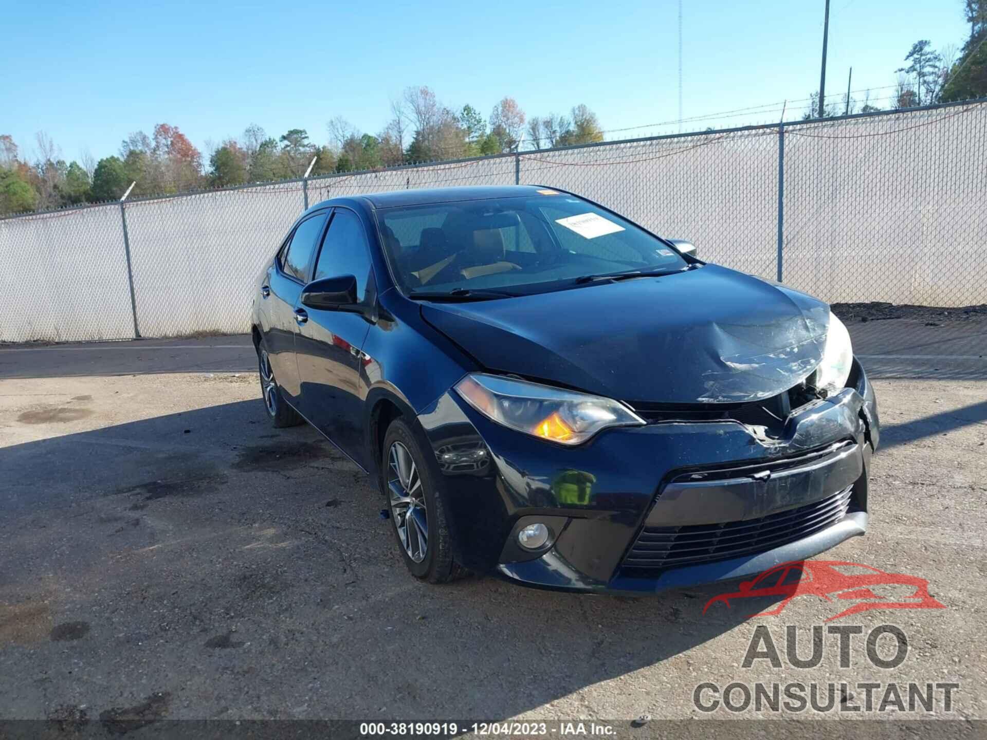 TOYOTA COROLLA 2016 - 5YFBURHE5GP484913