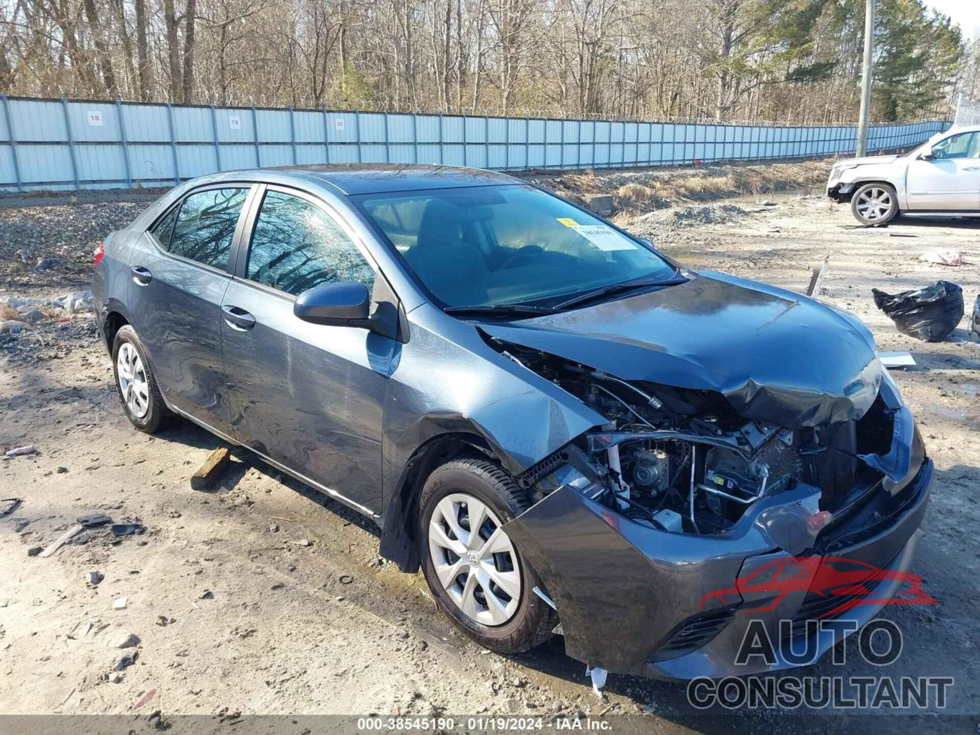 TOYOTA COROLLA 2016 - 2T1BURHE1GC563270