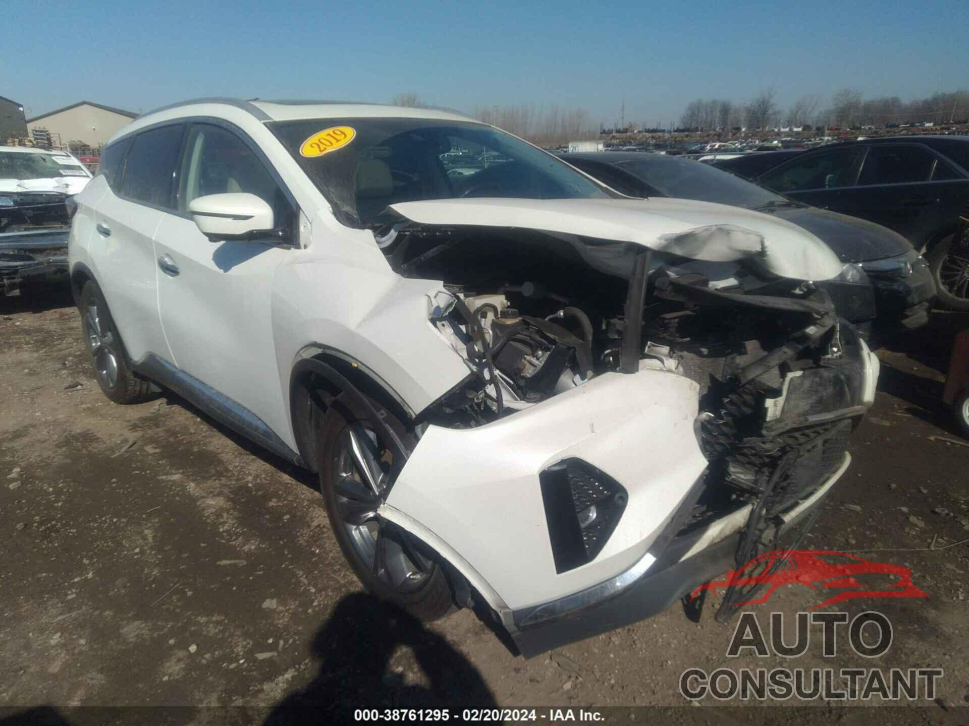 NISSAN MURANO 2019 - 5N1AZ2MS7KN117500