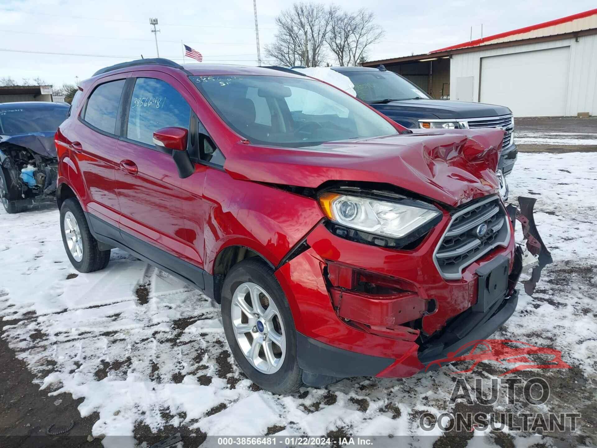 FORD ECOSPORT 2018 - MAJ6P1ULXJC191237