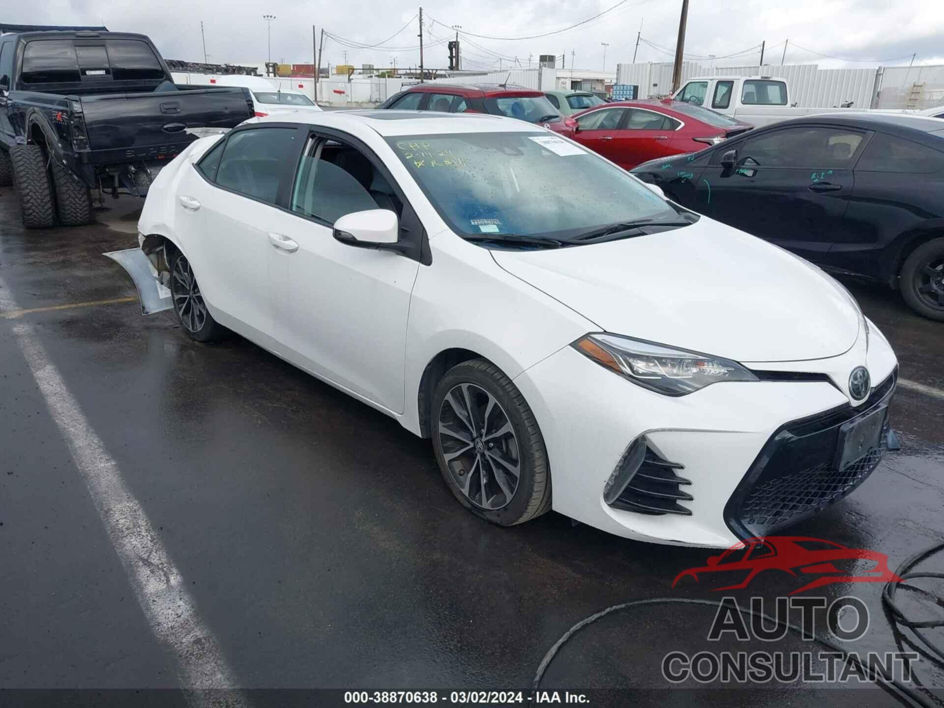 TOYOTA COROLLA 2017 - 5YFBURHE2HP612123