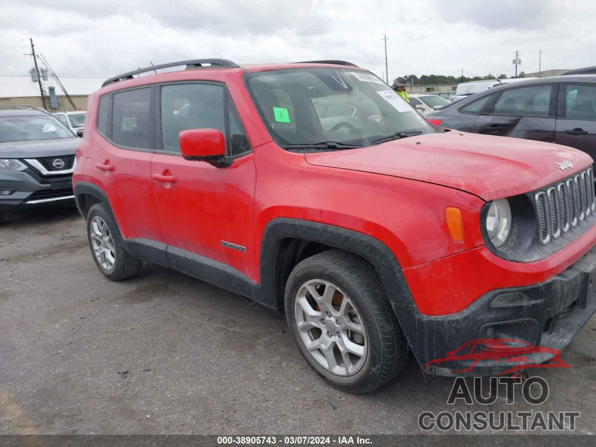 JEEP RENEGADE 2017 - ZACCJABB5HPE92268