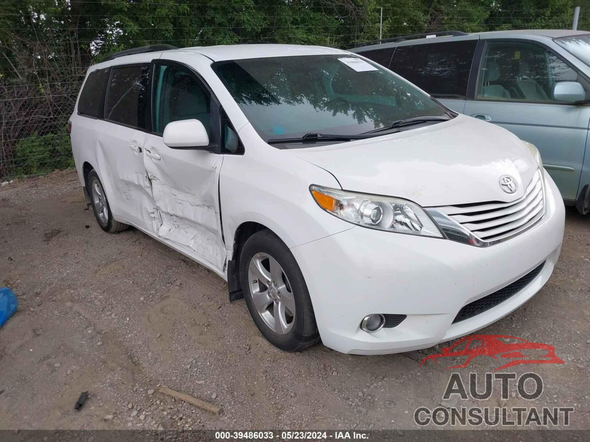 TOYOTA SIENNA 2016 - 5TDKK3DC8GS730903